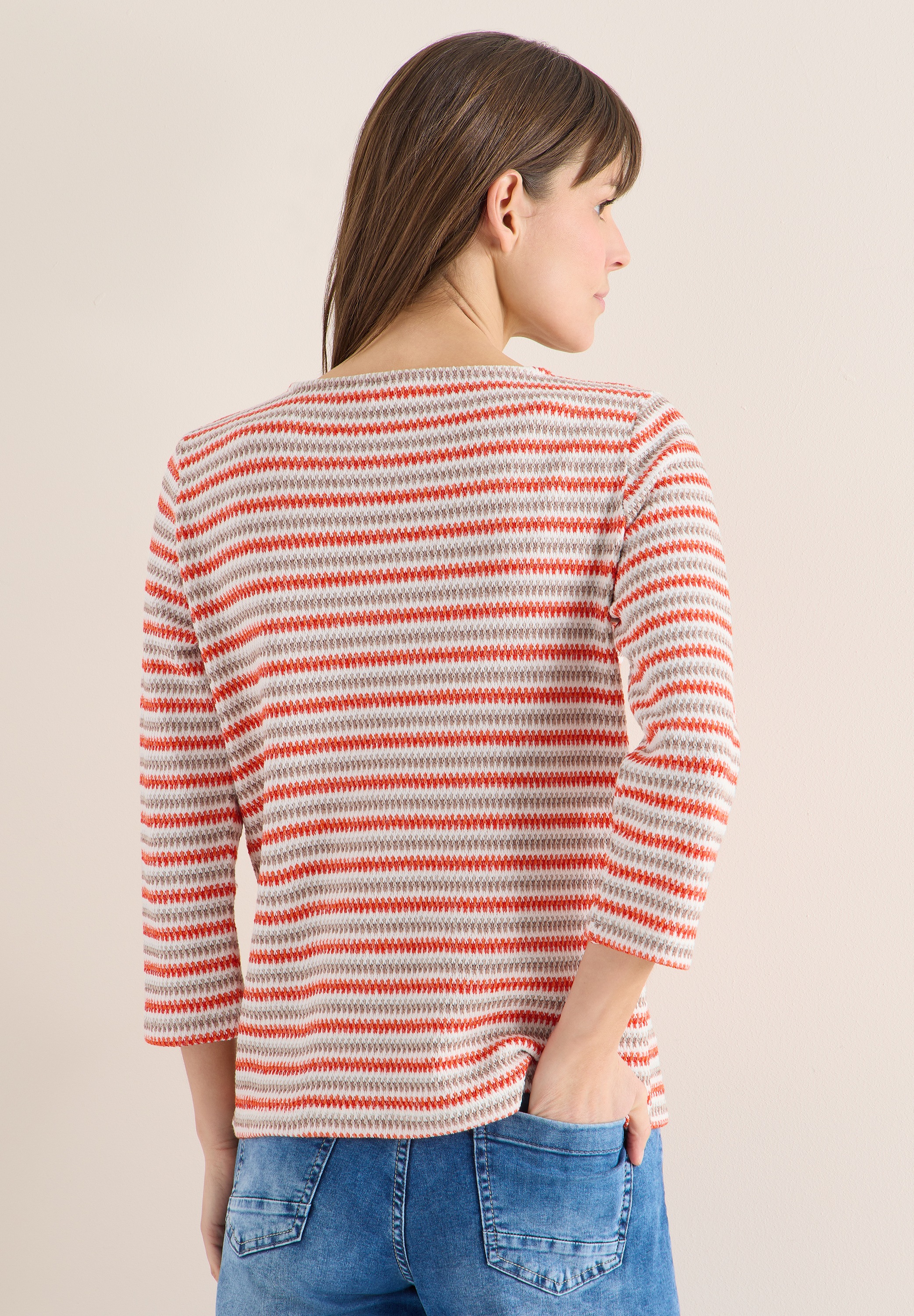 Cecil 3/4-Arm-Shirt mit 3/4 Ärmeln