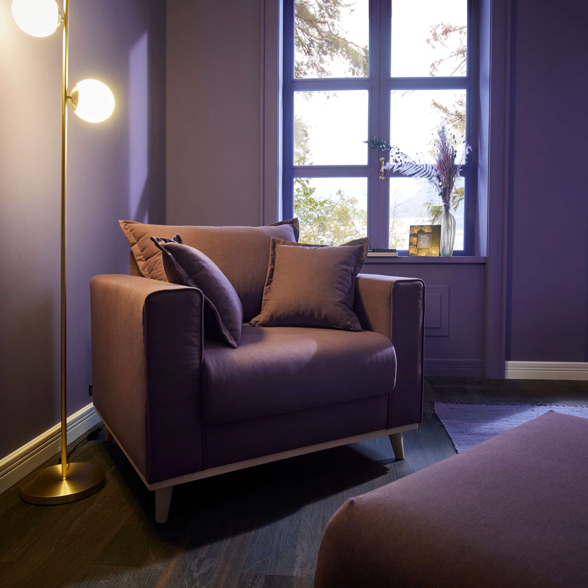 Home affaire "Edina" auch in Baumwollmix-Bezug, im skandinavischem Stol günstig online kaufen