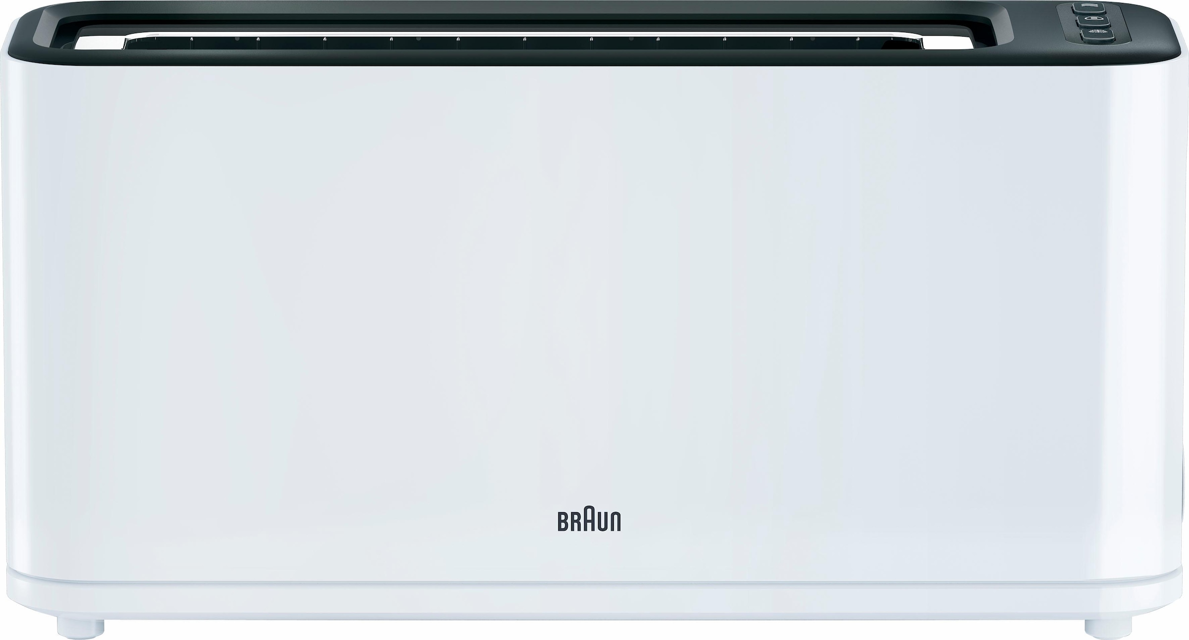 Braun Toaster »HT 3110 WH«, 1 langer Schlitz, für 2 Scheiben, 1000 W online  bestellen | BAUR | Langschlitztoaster