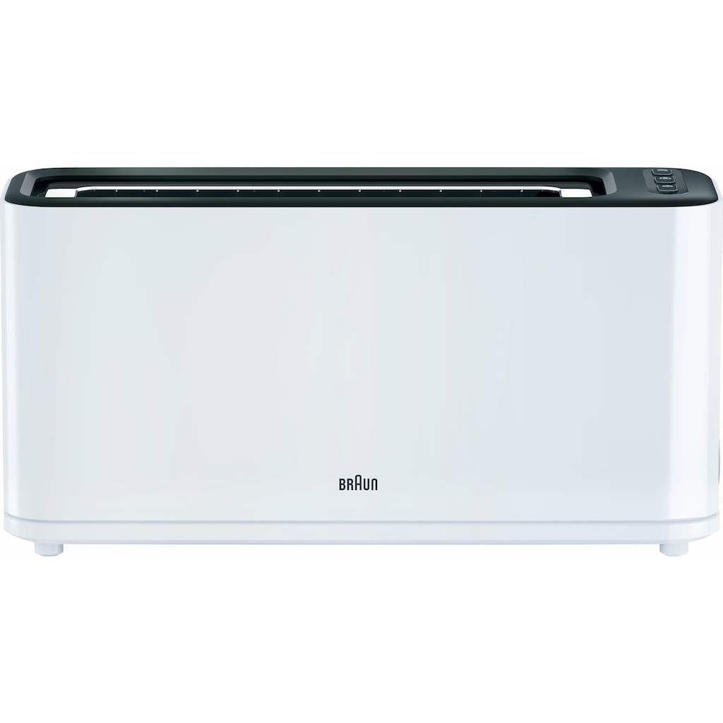 Braun Toaster »HT 3110 WH«, 1 langer Schlitz, für 2 Scheiben, 1000 W