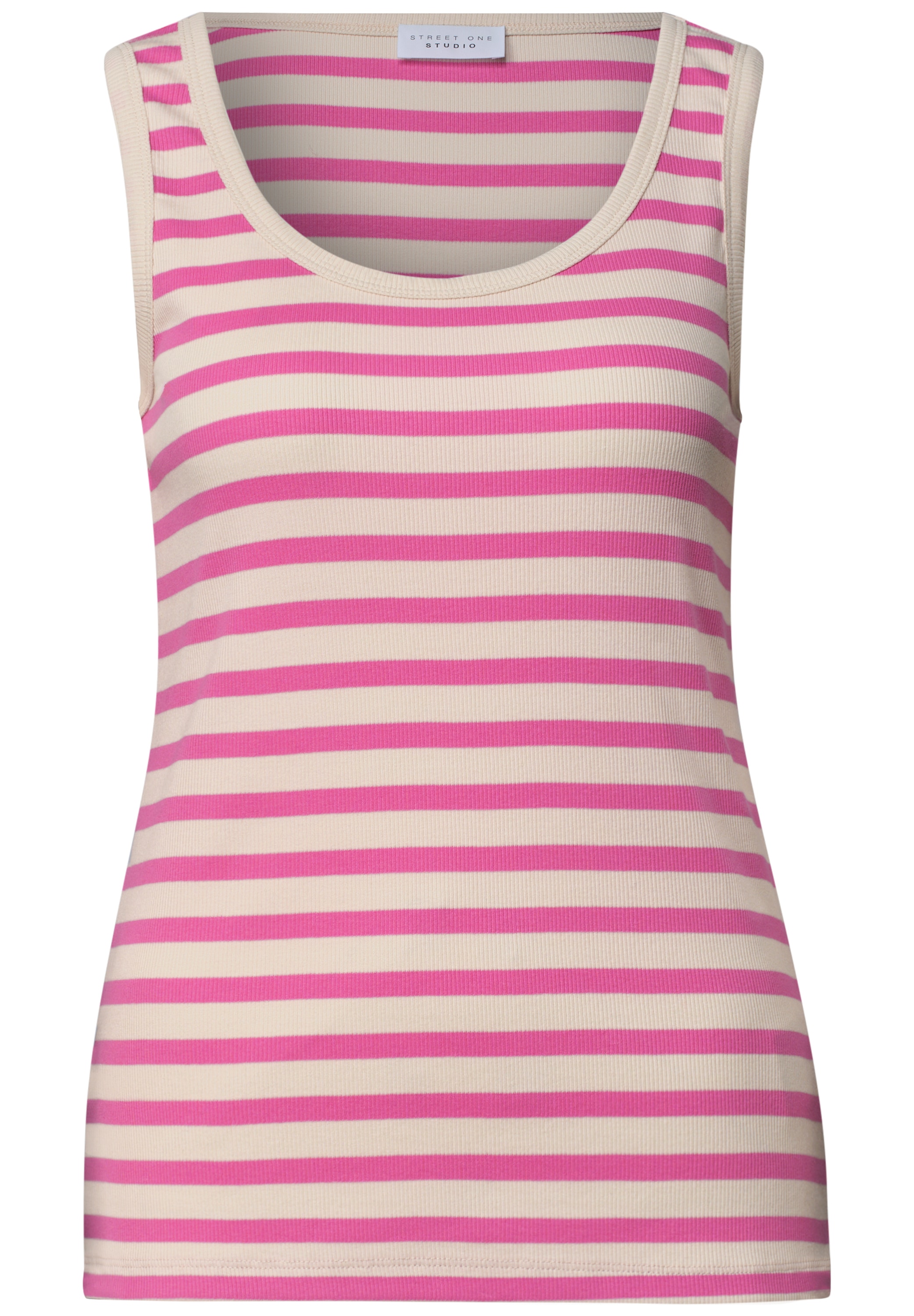 STREET ONE STUDIO Tanktop mit Rippstrick