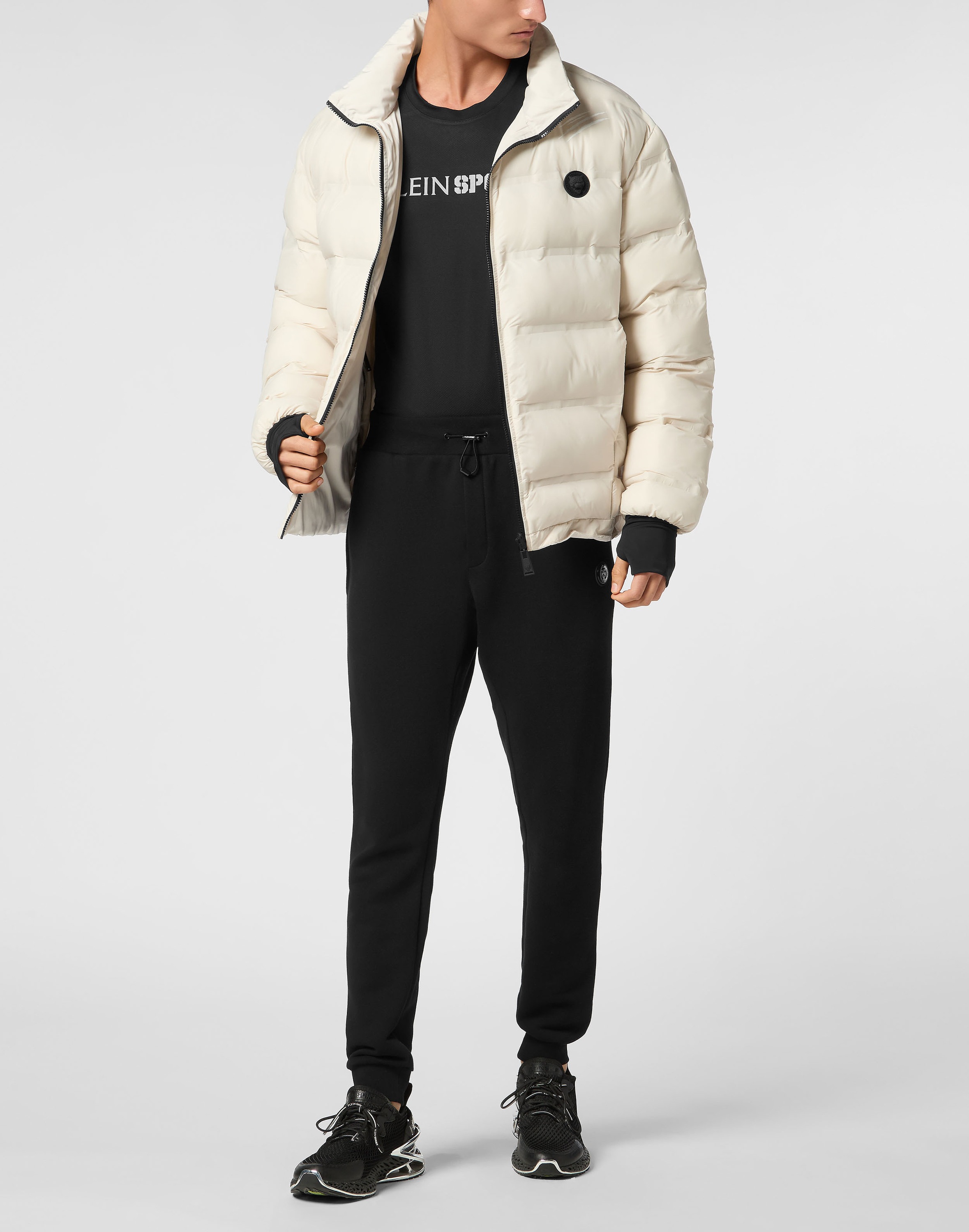 Winterjacke PLEIN SPORT "Scratch", Herren, Gr. XL, 10, grau, Obermaterial: 100% Polyamid; Futter: 100% Polyester; Füllung: 100% Polyester, Jacken Winterjacke 3