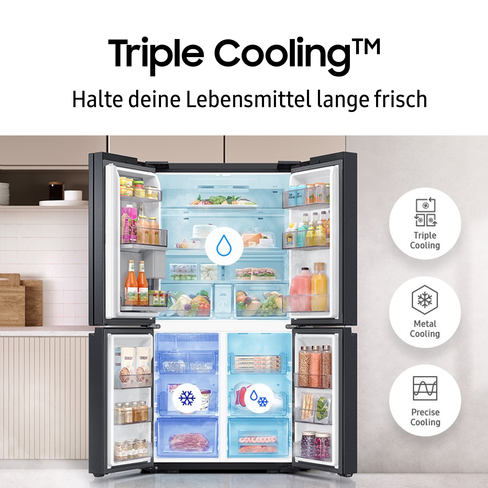 Samsung French Door »RF65DG9H0EB1EF«