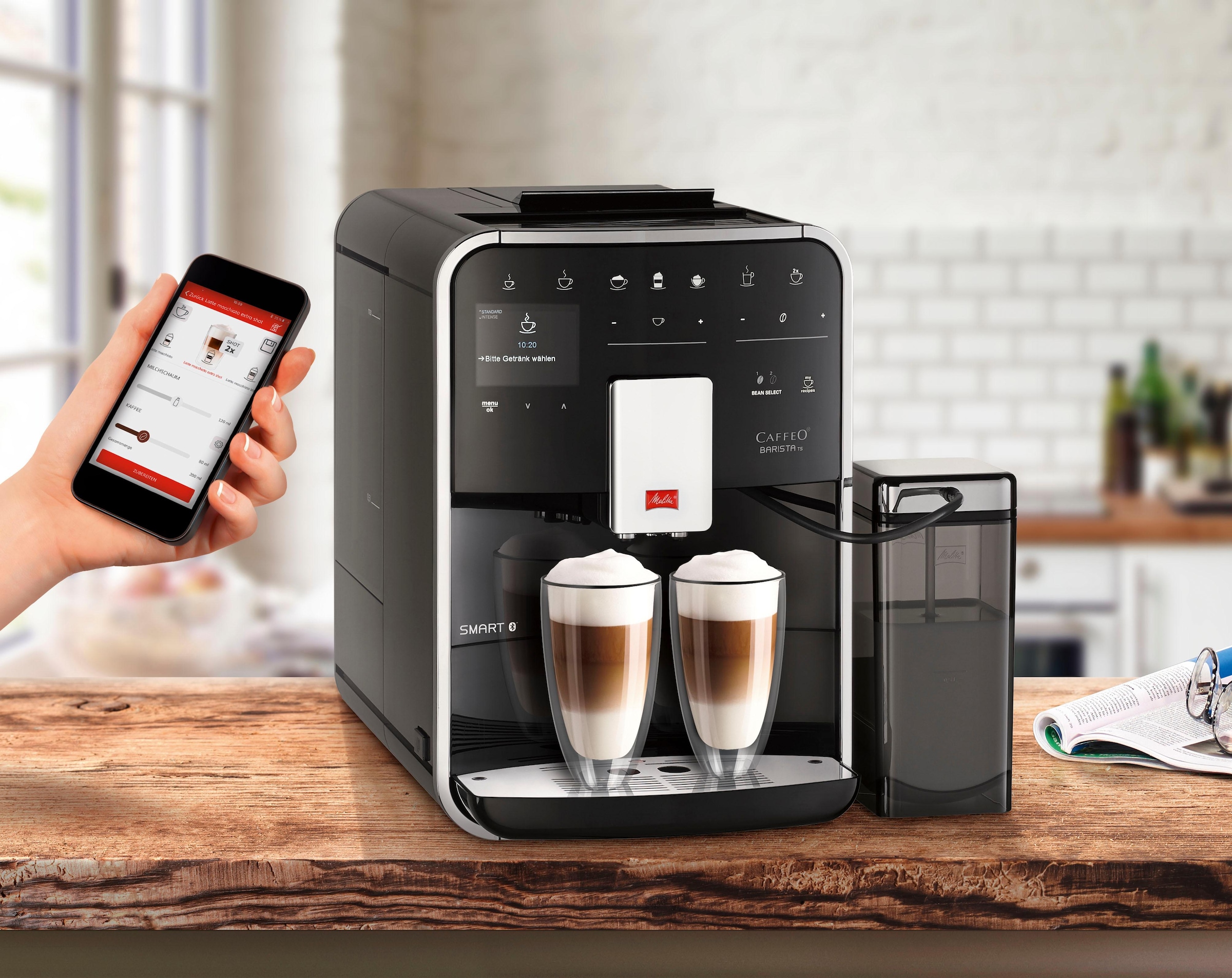 Melitta Barista TS Smart - noir - F850-102 avec 49 € de café offert