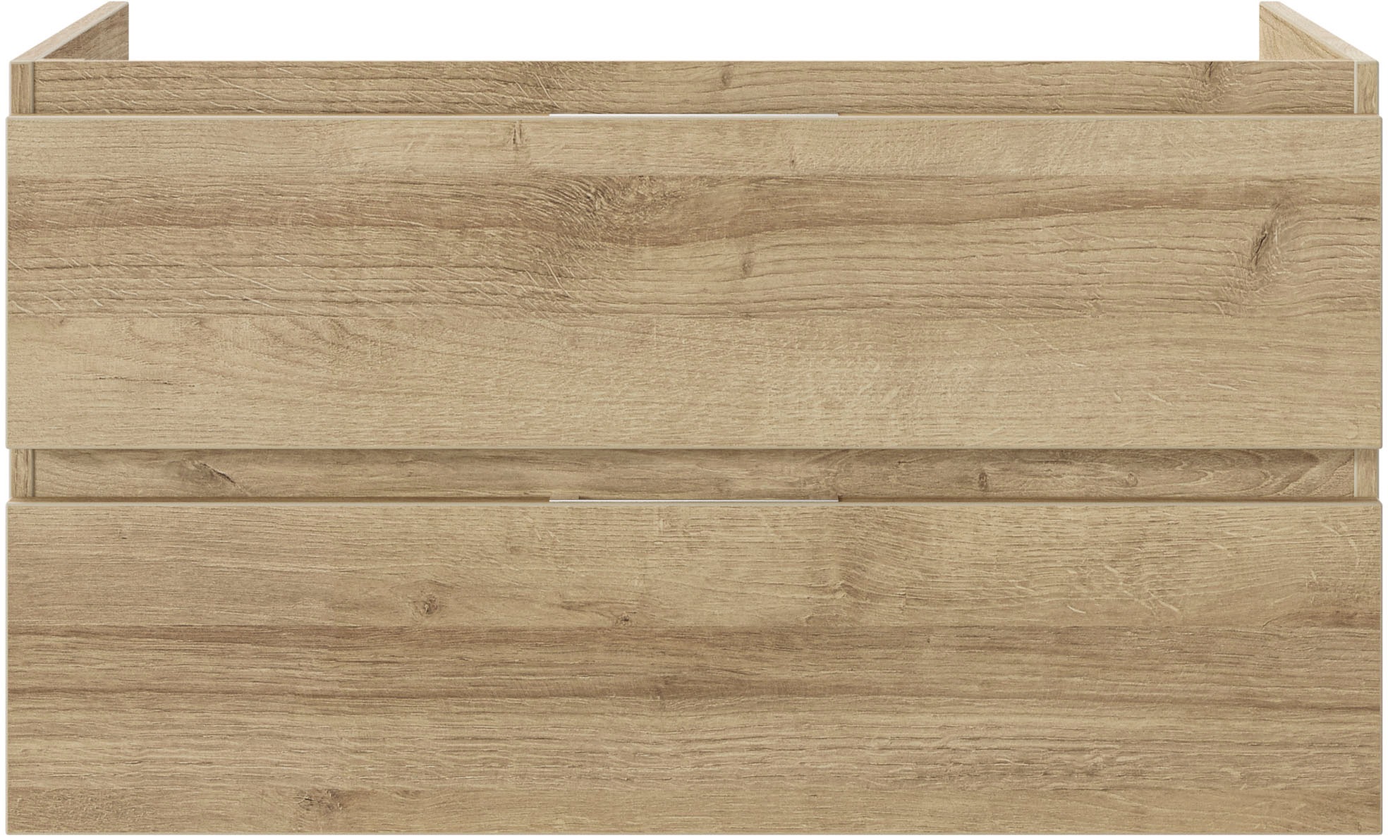 Saphir Badmöbel-Set »Serie 4035 2-teilig, Keramikwaschtisch mit LED-Spiegelschrank«, (Set), 90 cm breit, inkl. Türdämpfer, 2 Schubladen, 3 Türen, 6 Einlegeböden