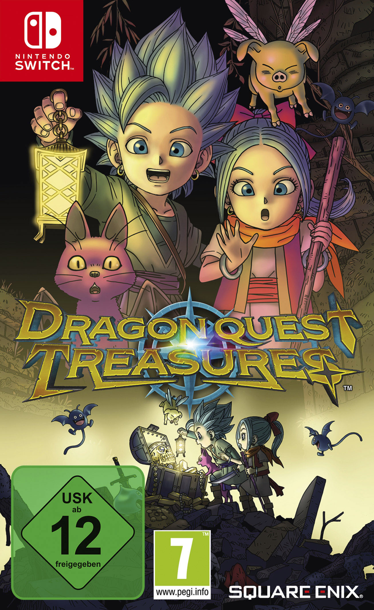 SQUAREENIX Spielesoftware "Dragon Quest Treasures", Nintendo Switch, bunt, Spielesoftware