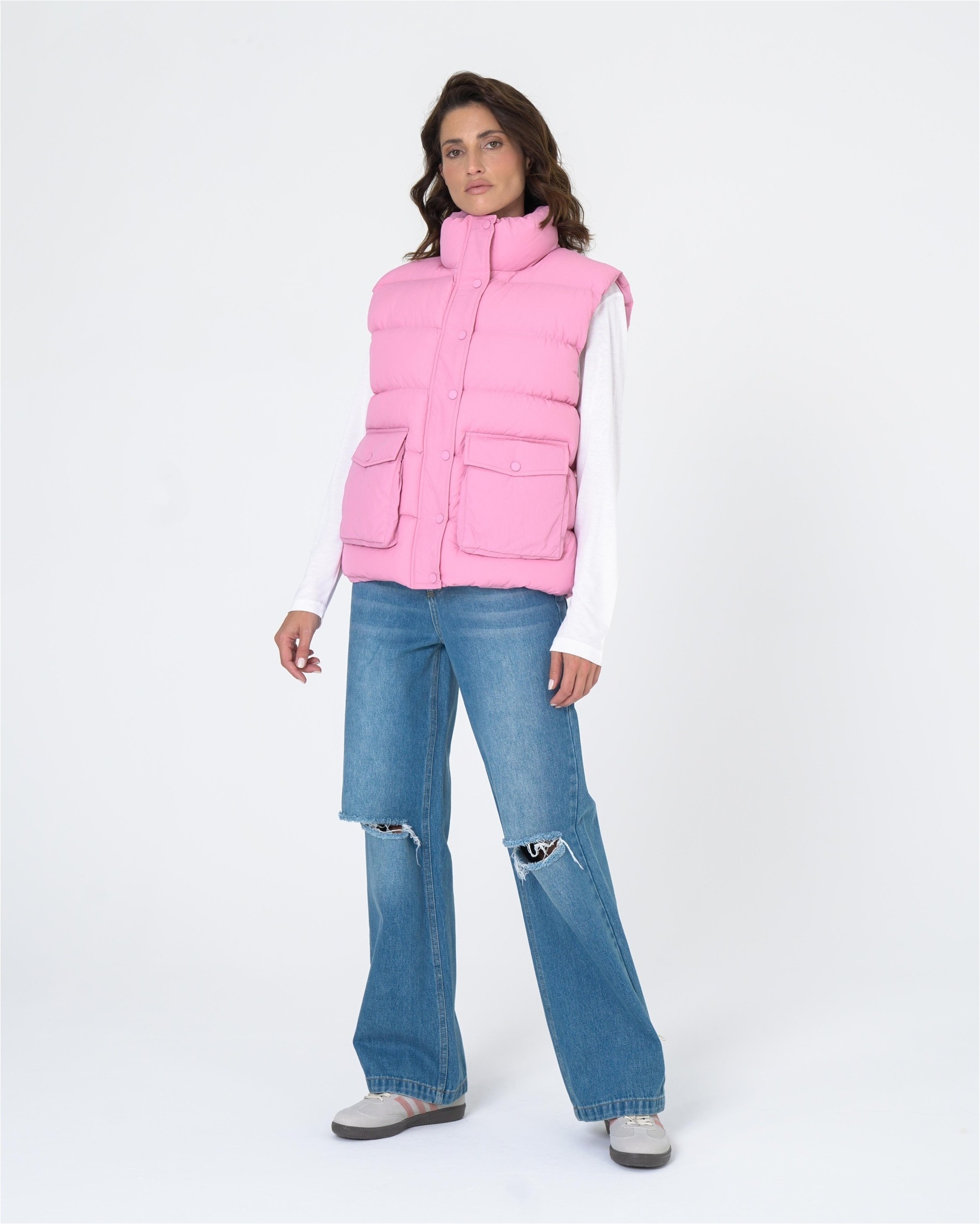 Thumbnail - freshlions Steppweste "Fabiana" 1 Stk. mit Pattentaschen