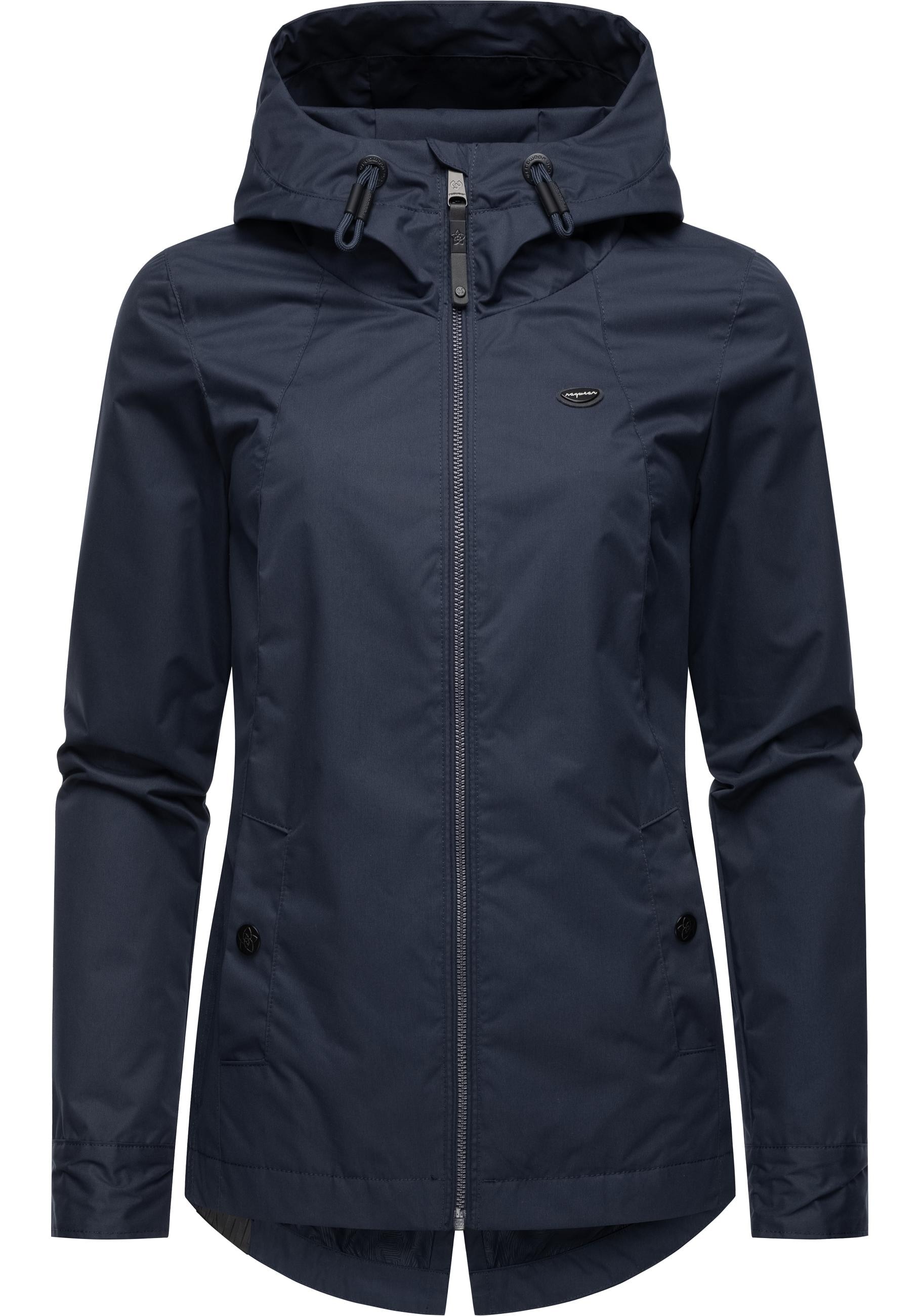 Ragwear Outdoorjacke »Monade Übergang«, mit Kapuze, stylische Übergangsjacke mit großer Kapuze