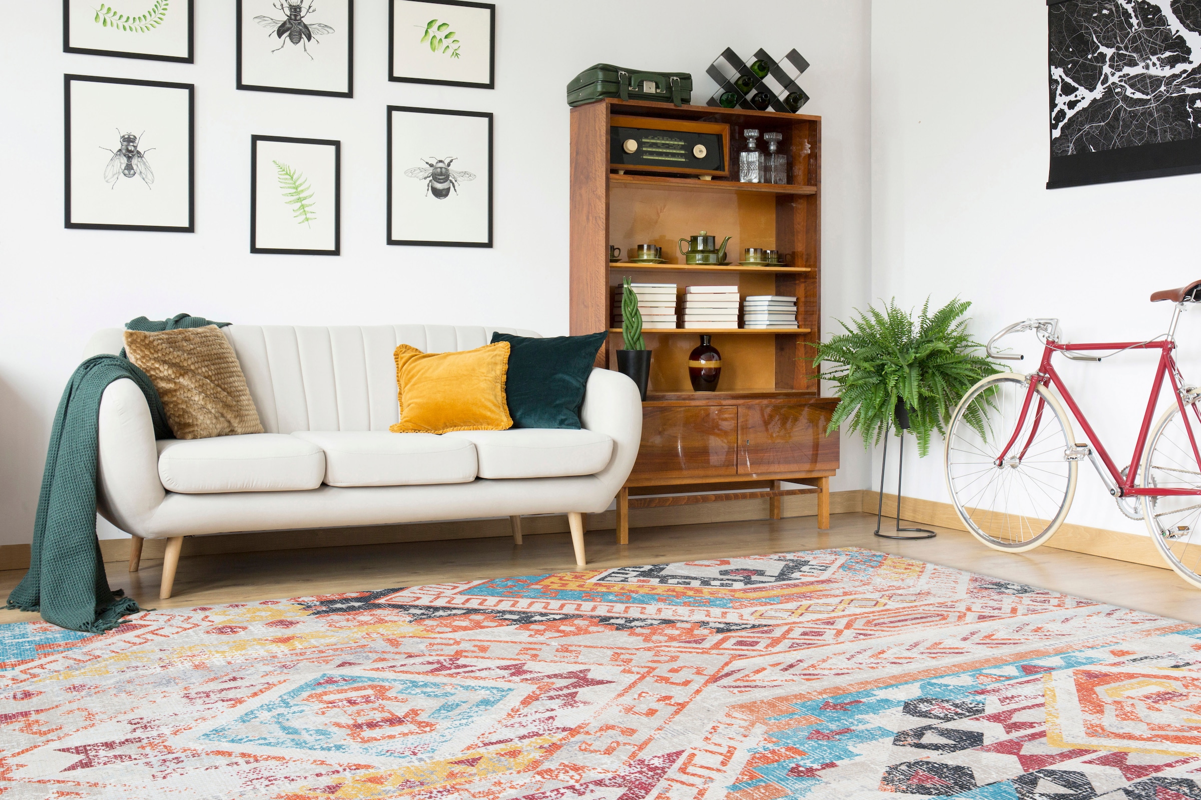 Arte Espina Teppich »Indiana 200«, rechteckig, Vintage Optik, Wohnzimmer kaufen