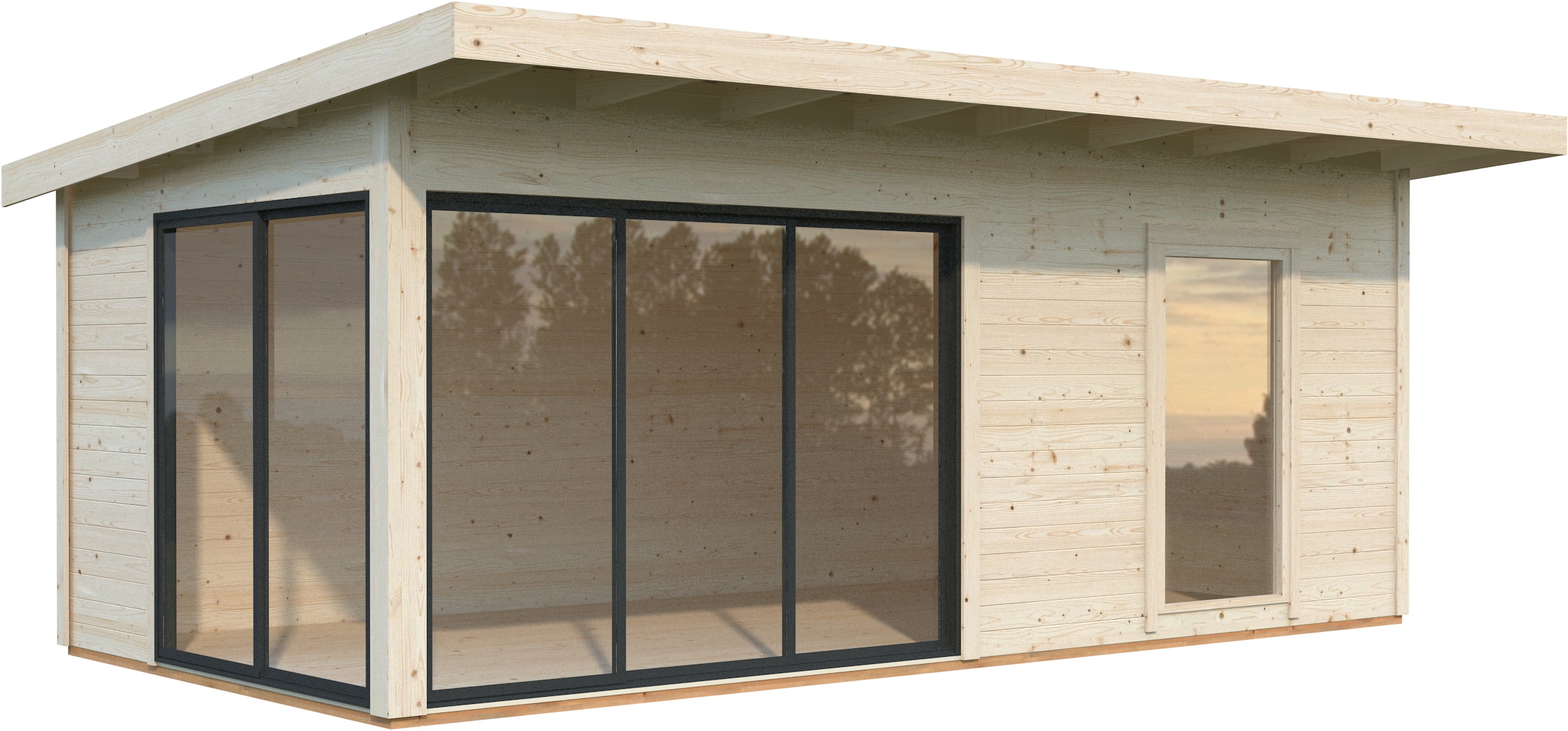 Palmako Gartenhaus "Andrea 17,1 m², Slide Plus"
