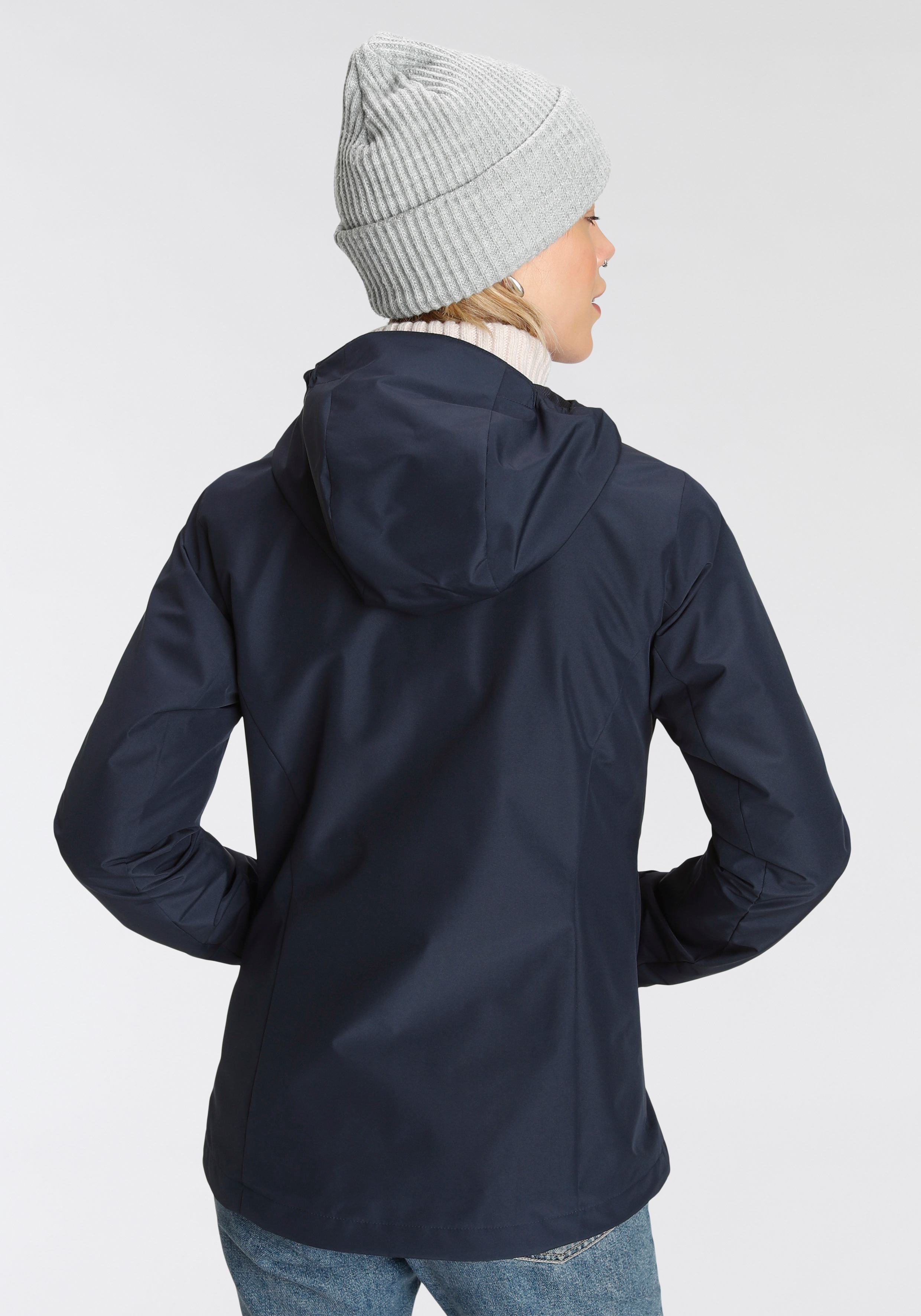 Thumbnail - Jack Wolfskin Funktionsjacke "FARWOOD JKT W", mit Kapuze, Wärmend, winddicht, Übergangsjacke
