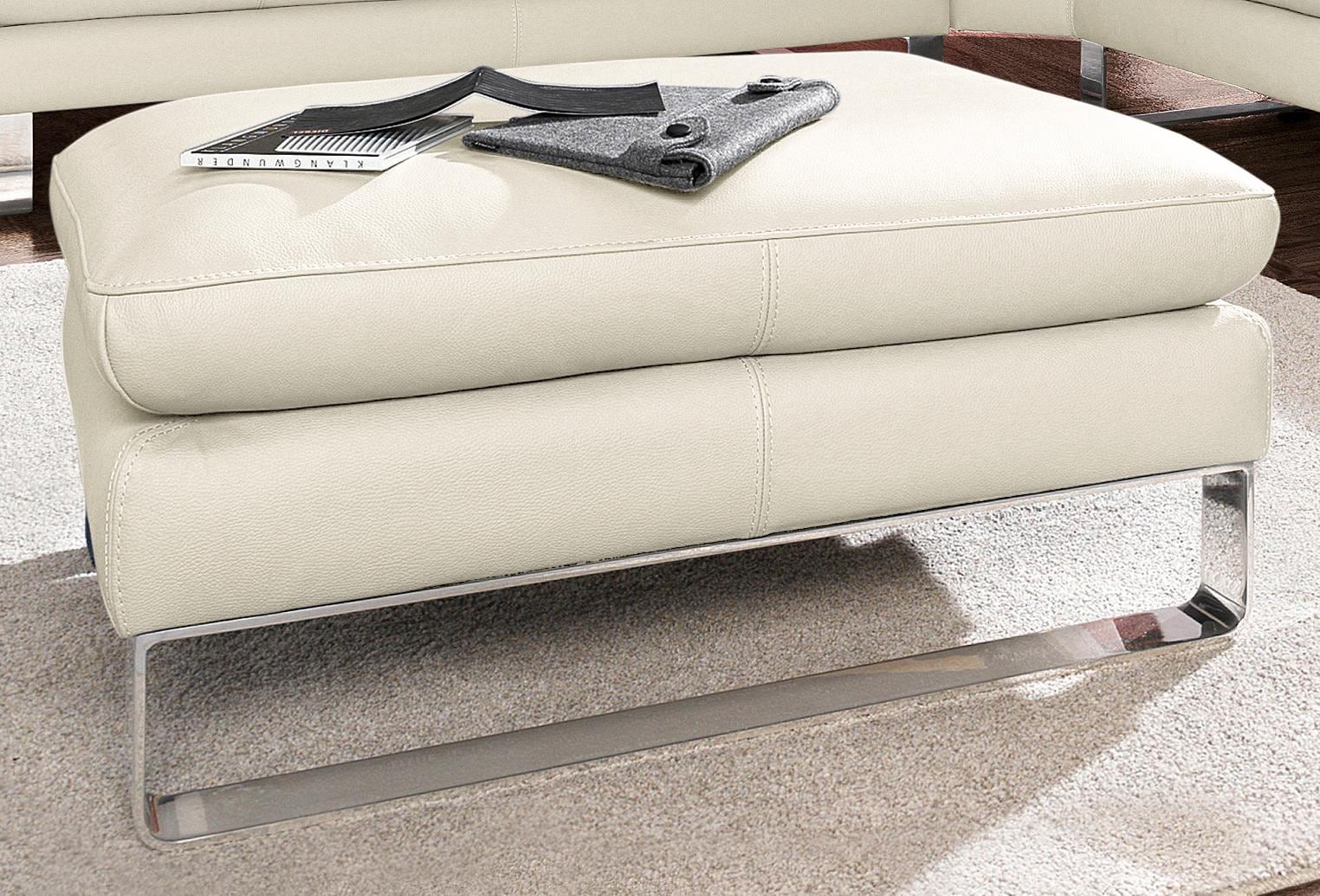 CALIA ITALIA Hocker "Dave hochwertig und bequem, B/T 95/68cm" mit Kufenfuß