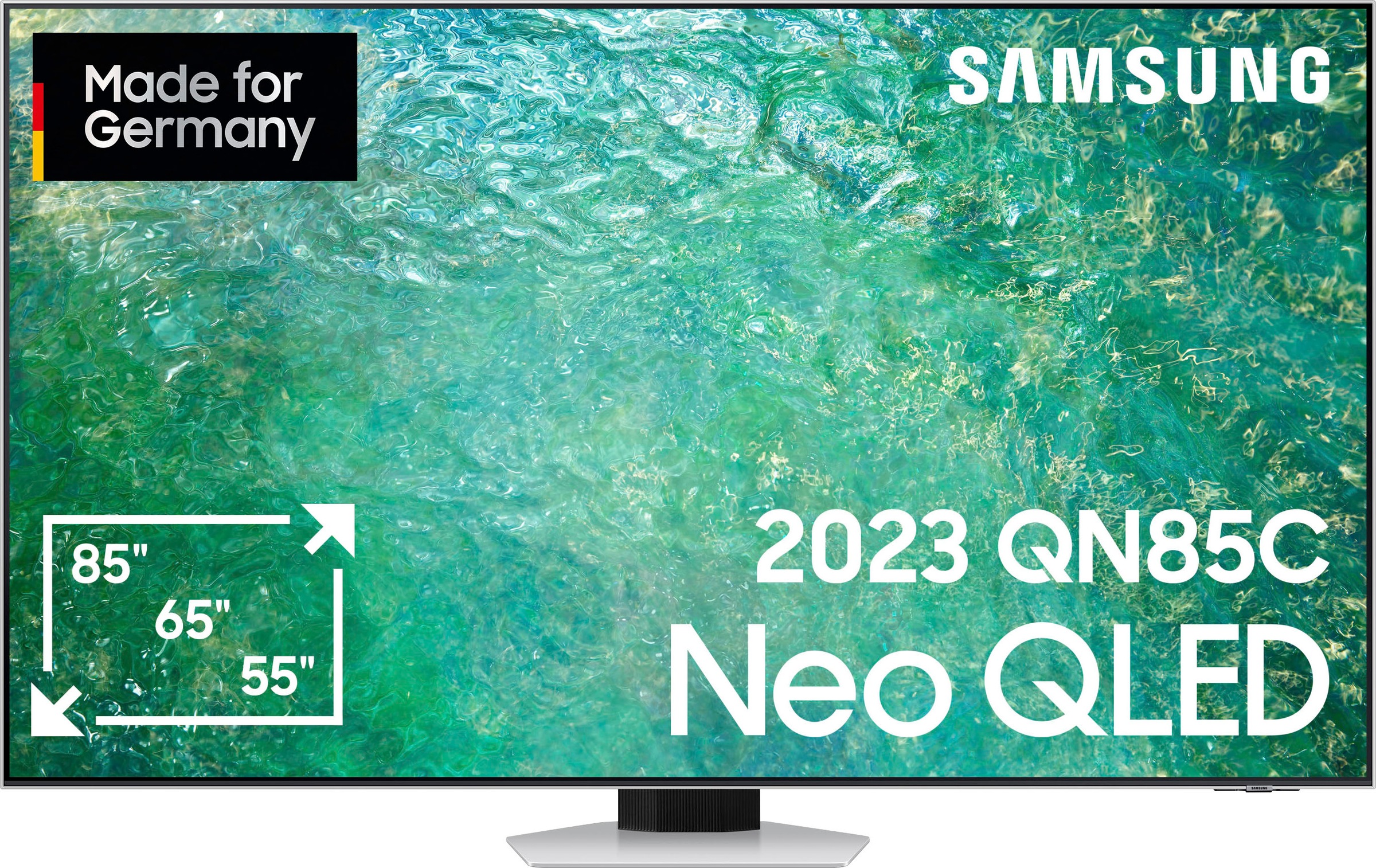 SAMSUNG LED-Fernseher, 85 ′′, schwarz, Fernseher, Neo Quantum HDR, Neural Quantum Prozessor 4K, Gaming Hub