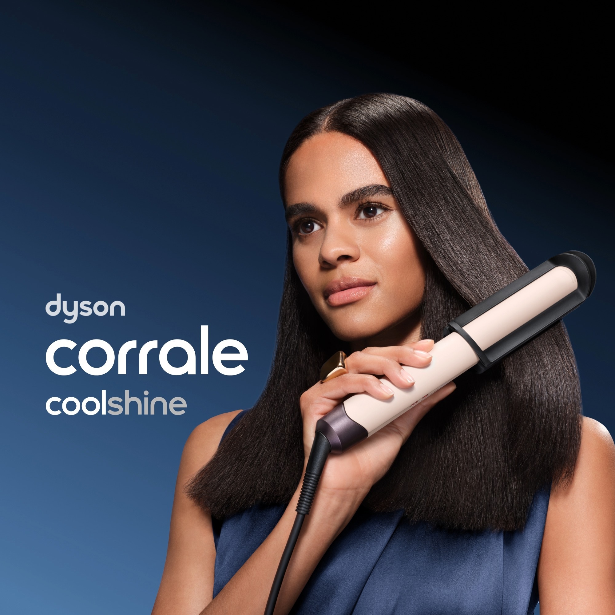 DYSON Glätteisen »Dyson Corrale CoolshineTM Ceramic Pink/Roségold« 29 % weniger Haarschäden dank Kühltechnologie