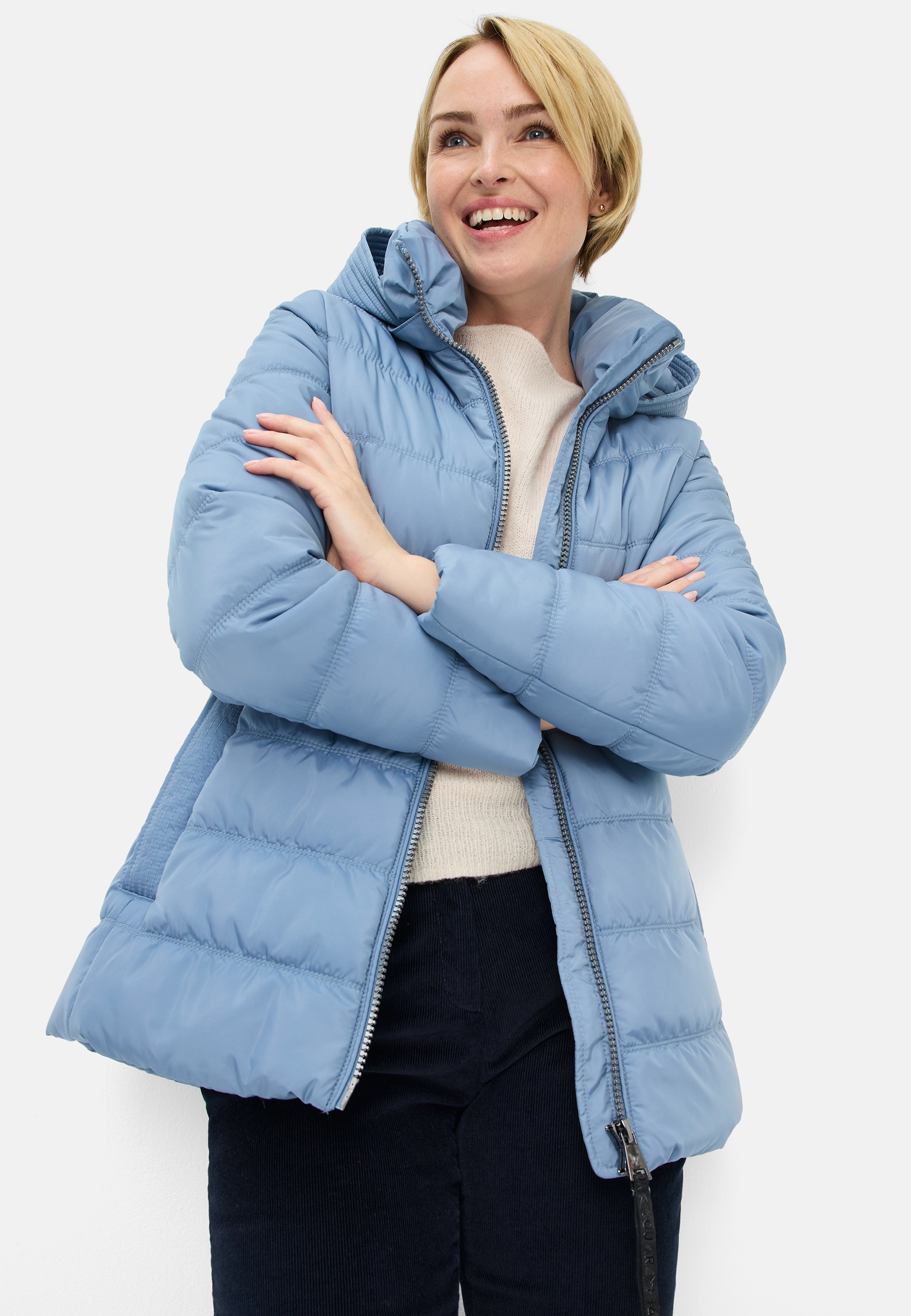 Fuchs Schmitt Steppjacke mit Kapuze abnehmbare Kapuze, Regular Fit