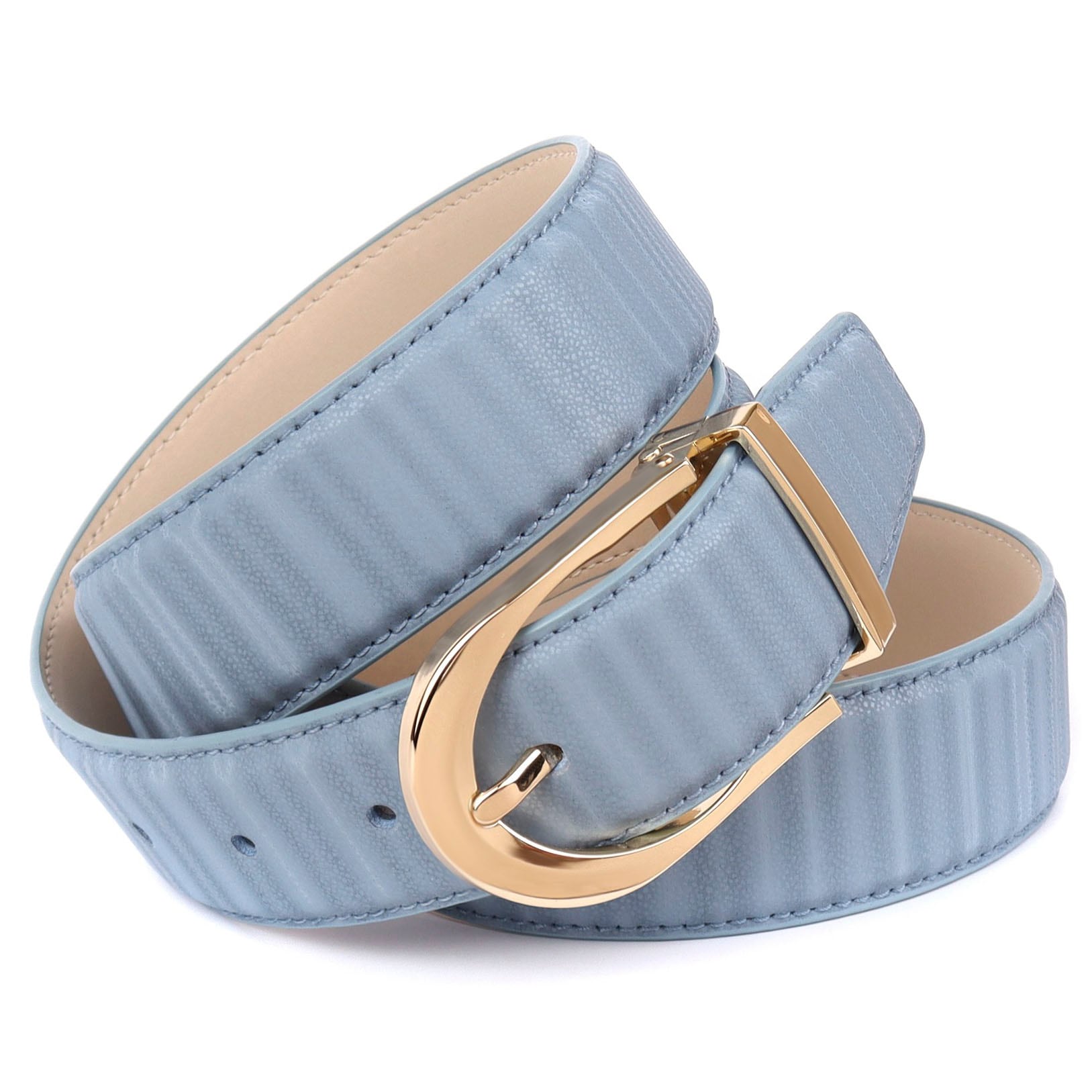 Anthoni Schließe | glänzender ovaler Ledergürtel, kaufen Crown BAUR mit online