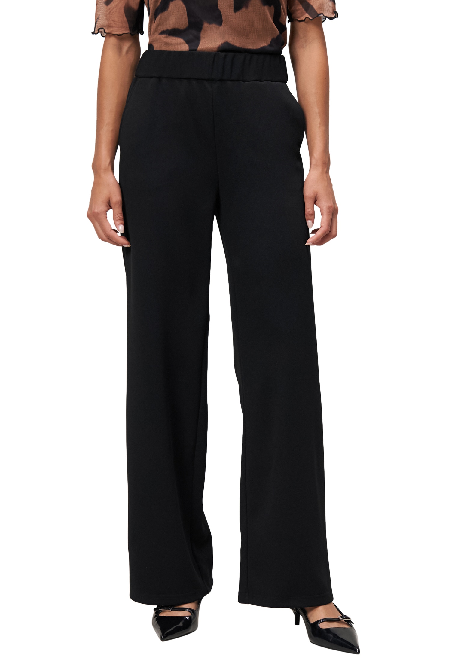 Zero Stoffhose "zero Stoffhose mit elastischem Bund 30 Inch", Plain/ohne De günstig online kaufen