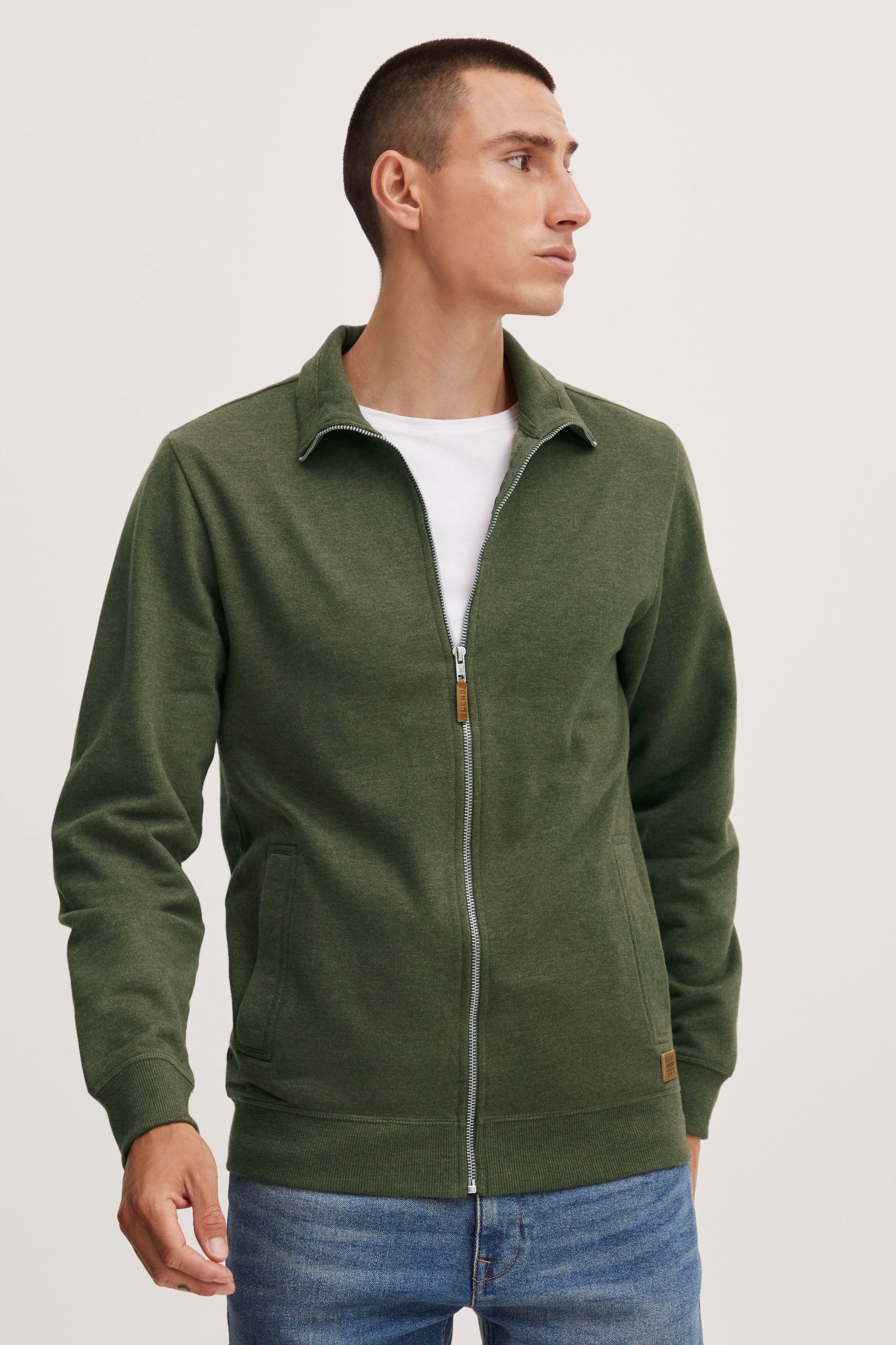 Blend Kapuzenpullover "BHAlio" Sweatshirtjacke mit zwei Eingriffstaschen günstig online kaufen