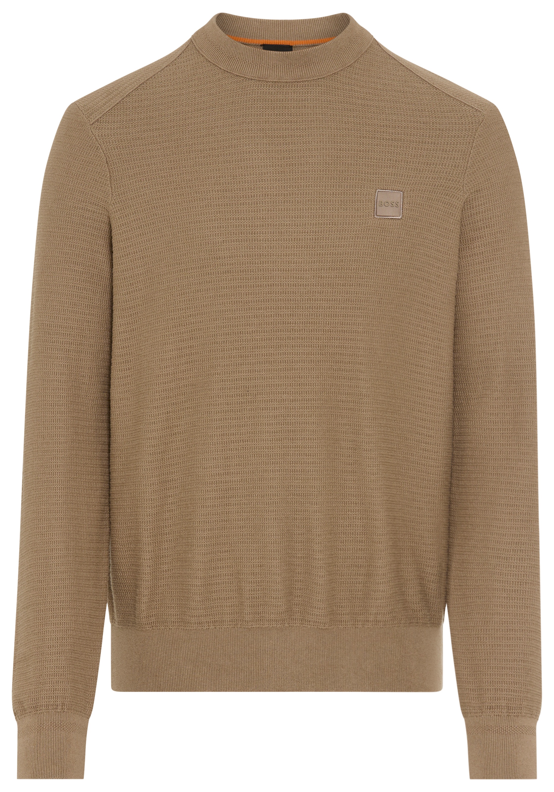 BOSS ORANGE Strickpullover "Anion" Rundhalsausschnitt, Regular Fit, BOSS-La günstig online kaufen