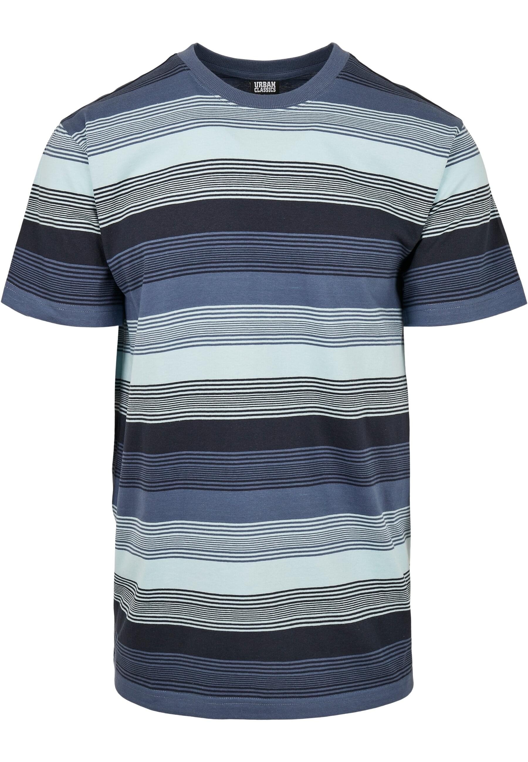 URBAN CLASSICS T-Shirt "Urban Classics Herren Yarn Dyed Sunrise Stripe Tee"