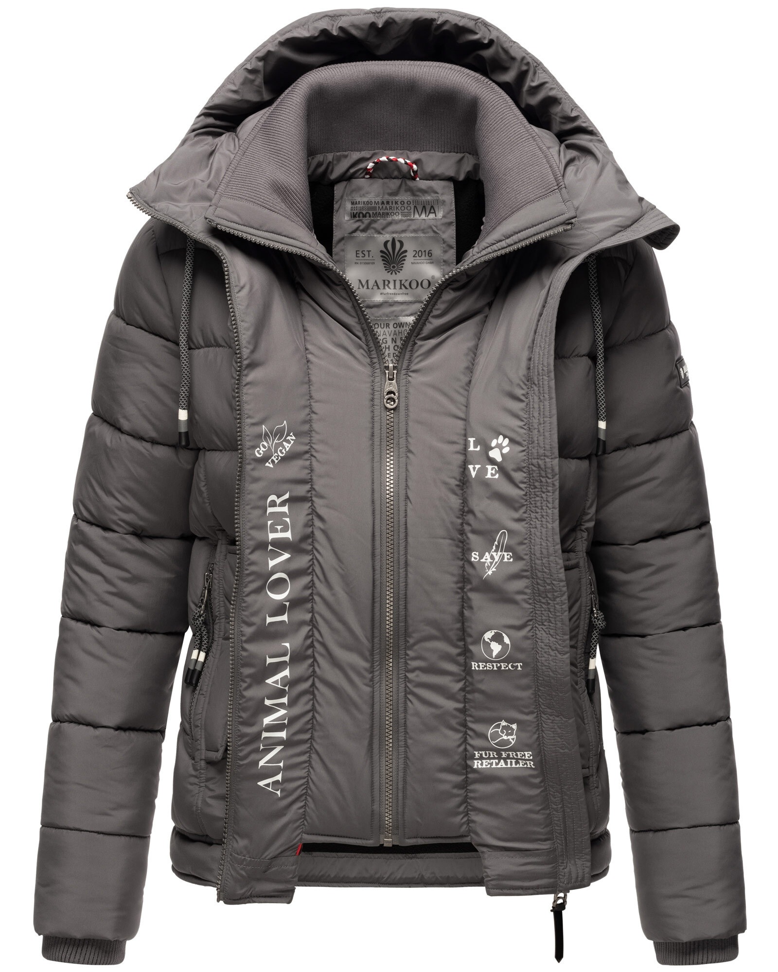 Thumbnail - Marikoo Outdoorjacke "Taisaa Pri" mit hochstehendem Kragen