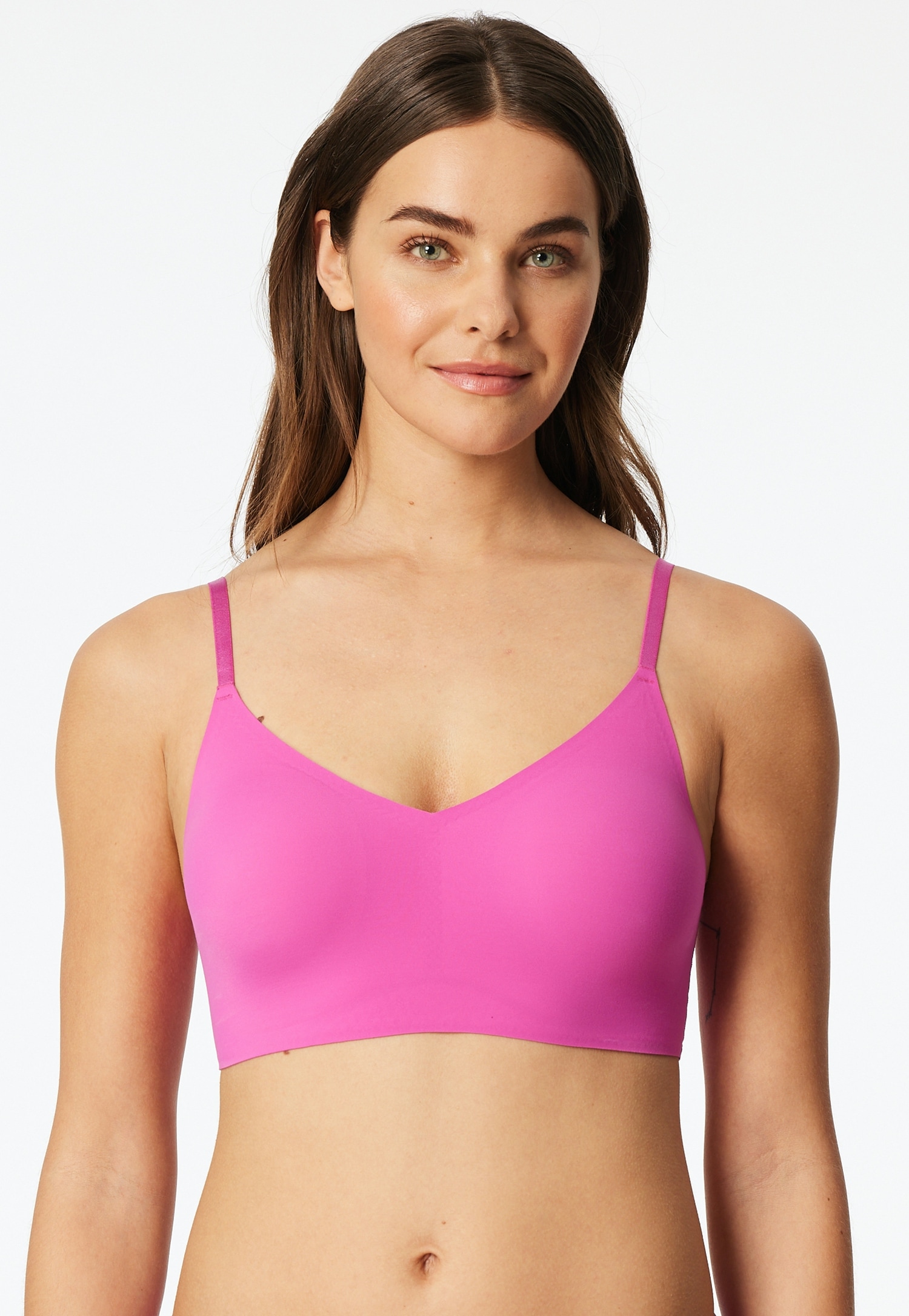 Schiesser Bustier "Invisible Soft" Mikrofaser, herausnehmbare Pads, V-Aussc günstig online kaufen