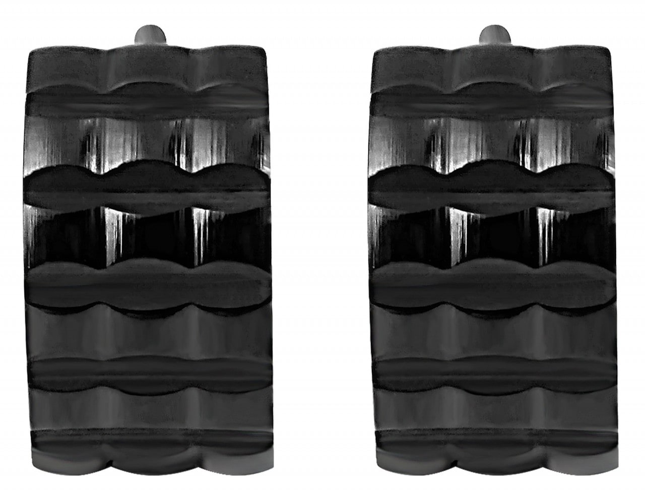 Adelia´s Paar Creolen »Unisex Creolen aus poliertem Edelstahl Ø 10 mm«