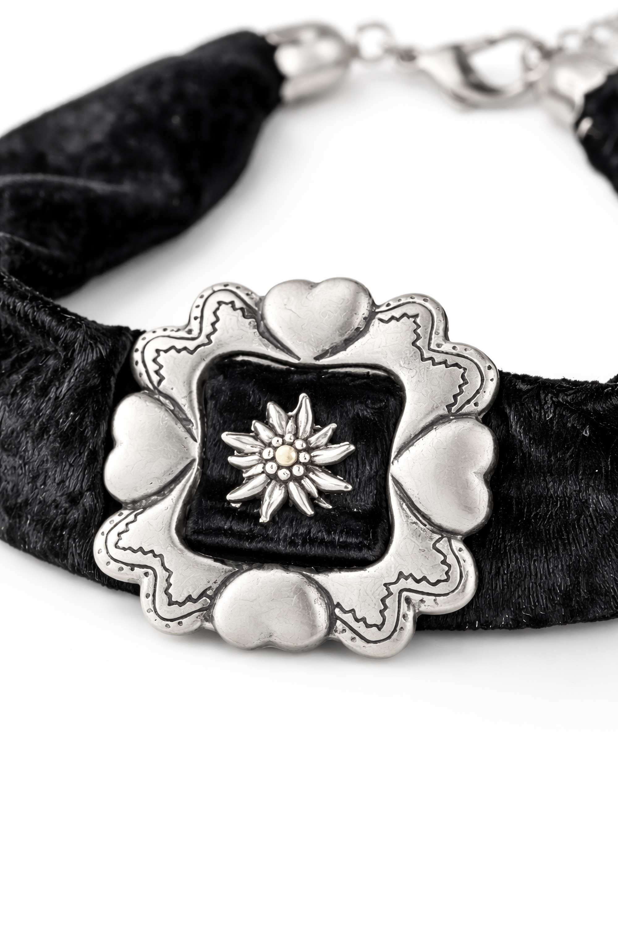 Allgäu Rebell Kette mit Anhänger »Anette« mit Metallverzierungen