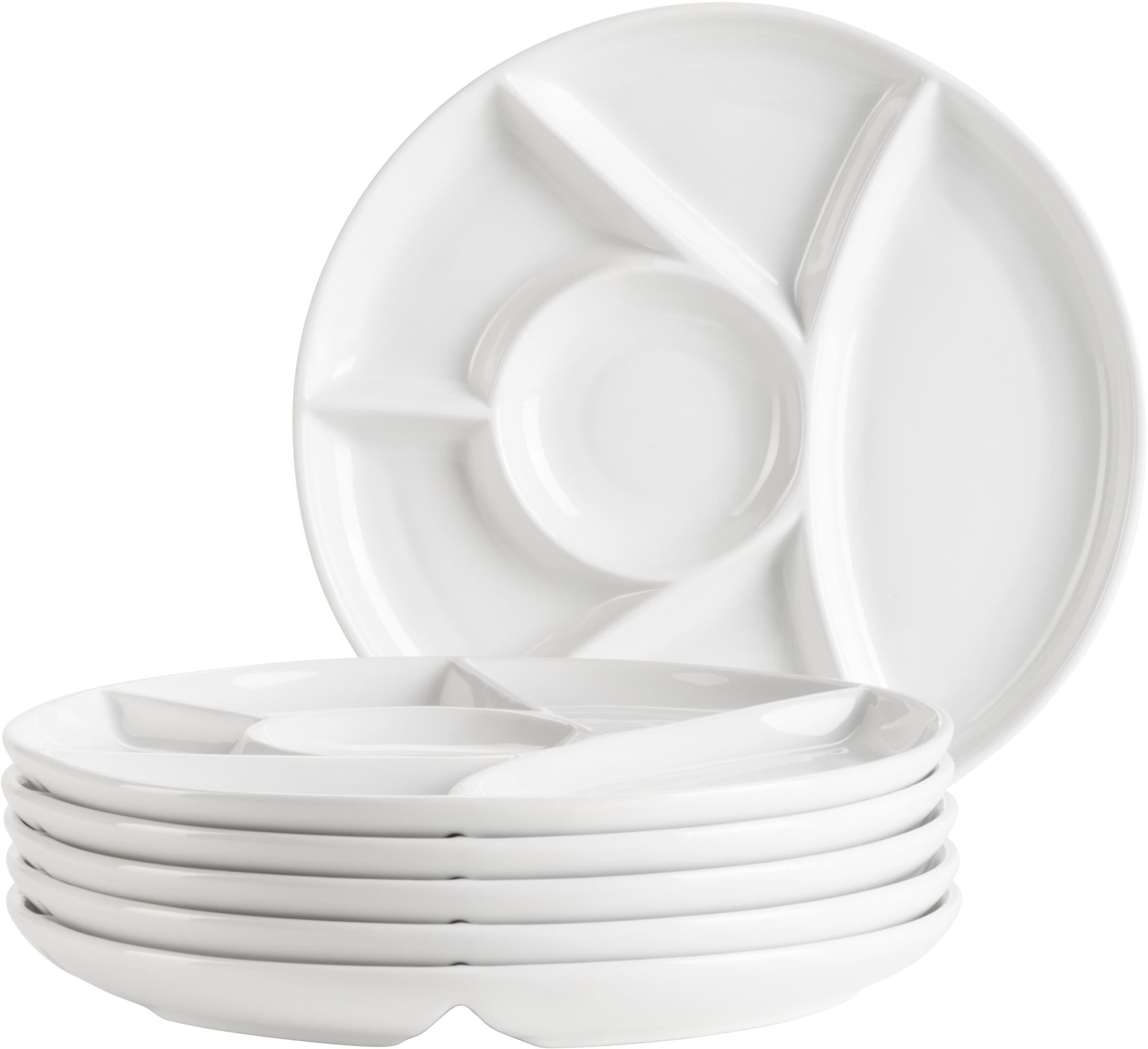 MÄSER Fondueteller "Fondueteller Set, aus Porzellan, Ø 21,5 cm" Geschirr-Se günstig online kaufen