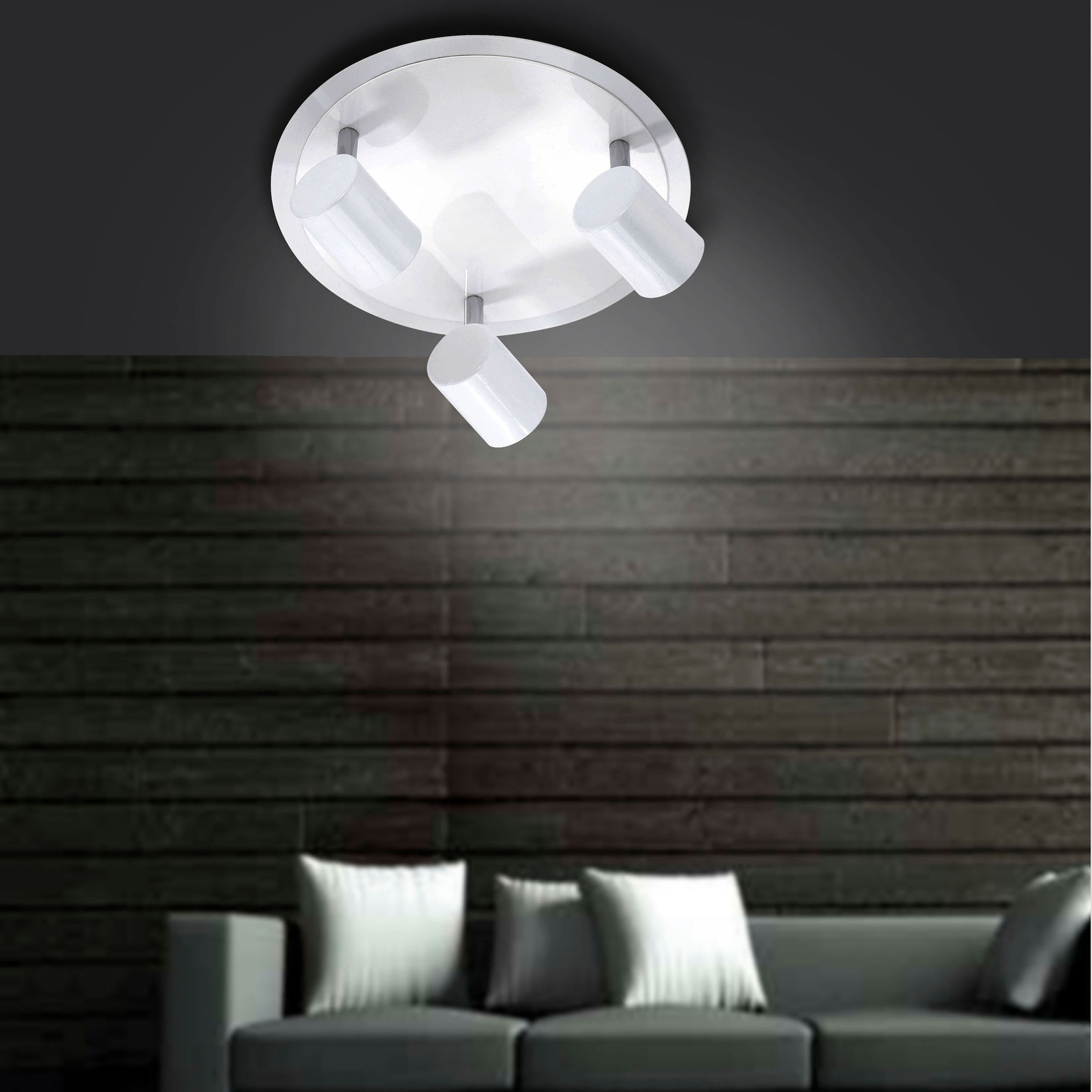 my home LED Deckenleuchte »Maci«, 3 flammig-flammig, rund, warmweiß, dreh-  und schwenkbare Spots Deckenlampe Deckenspot | BAUR