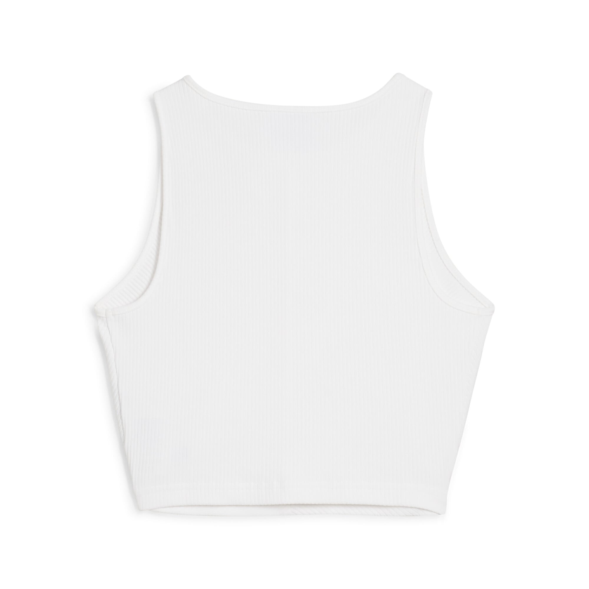 PUMA T-Shirt »WARDROBE ESS Geripptes Crop-Top Damen«