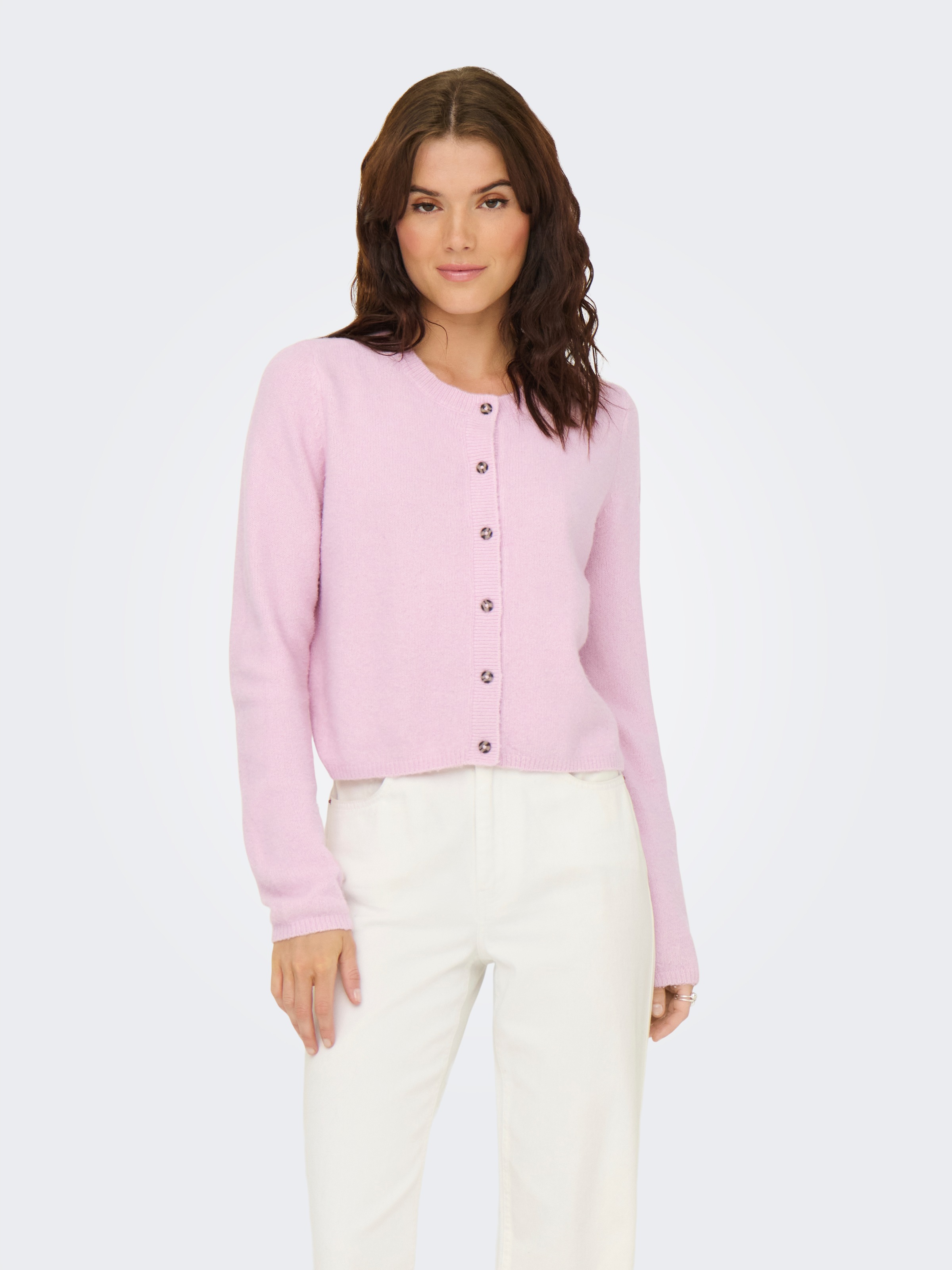 JDY Strickjacke "JDYCHLOE LIFE L/S CARDIGAN KNT NOOS" Materialmix günstig online kaufen