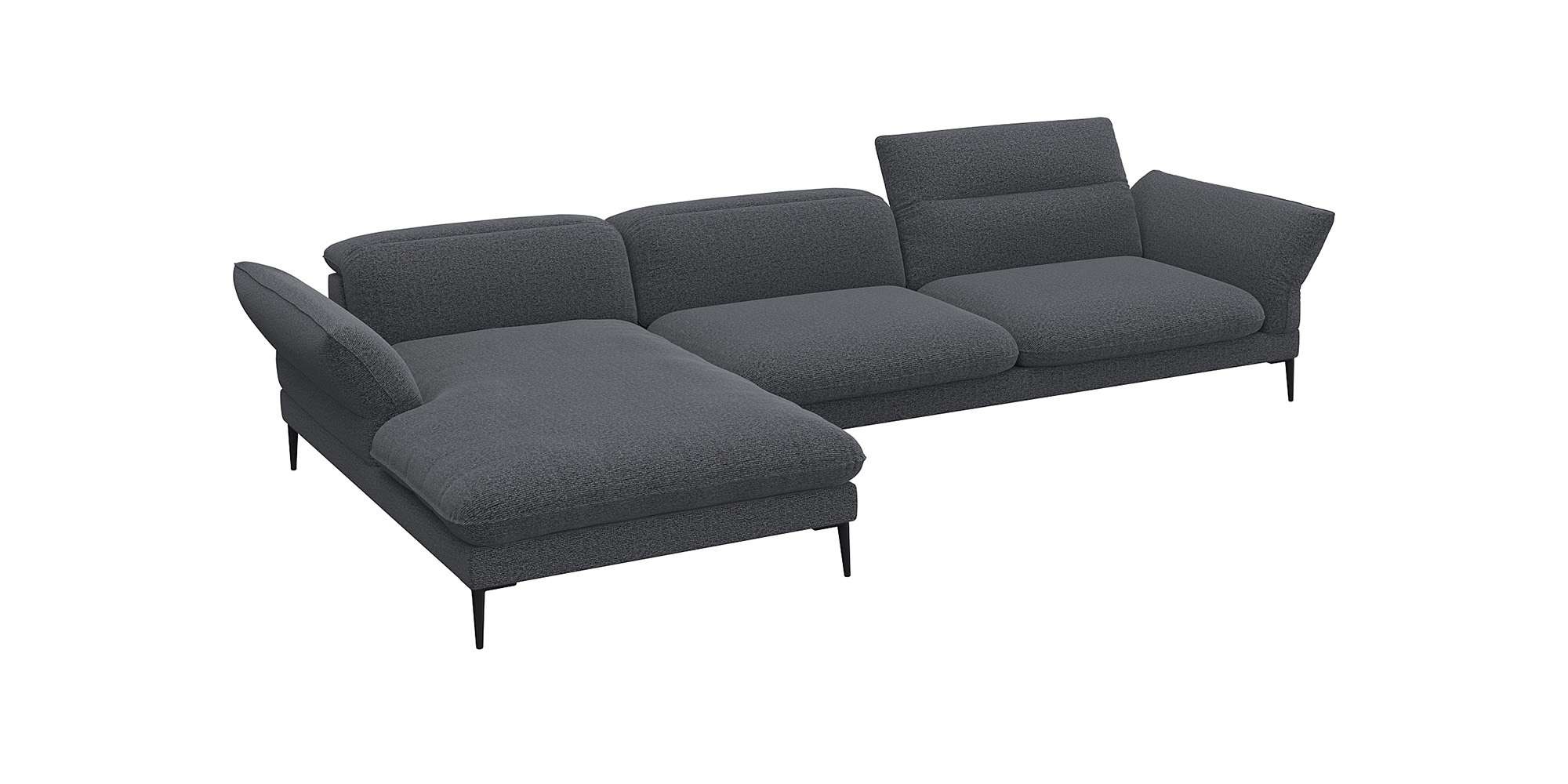 Ecksofa »Salino, Funktionssofa mit Recamiere, Relaxsofa, Ecksofa«, Sofa mit Arm- und...