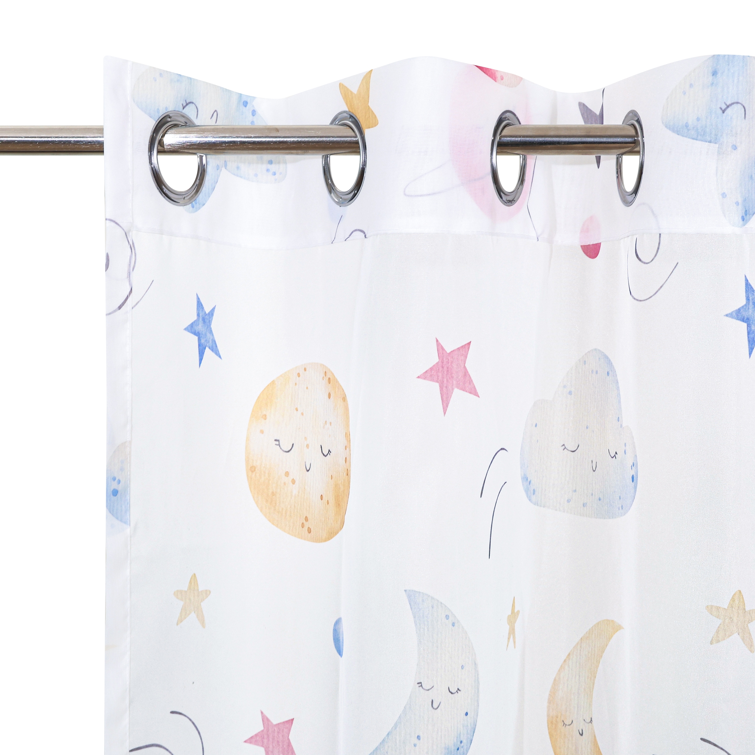 OTTO home Gardine »Morgann« Ösen 1 Stk. tlg. Ösen- Aufhängung, verspieltes Design, transparentes Material