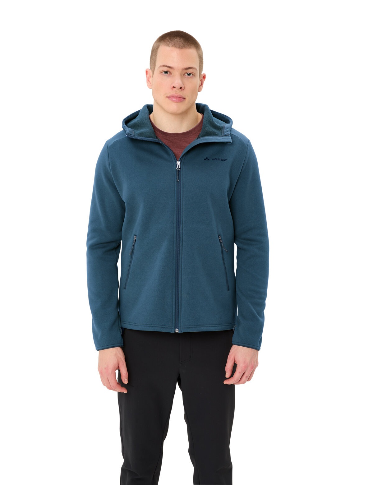 VAUDE Fleecejacke "MENS IDRIS FLEECE HOODY" mit Kapuze und hohem Kragen, sc günstig online kaufen
