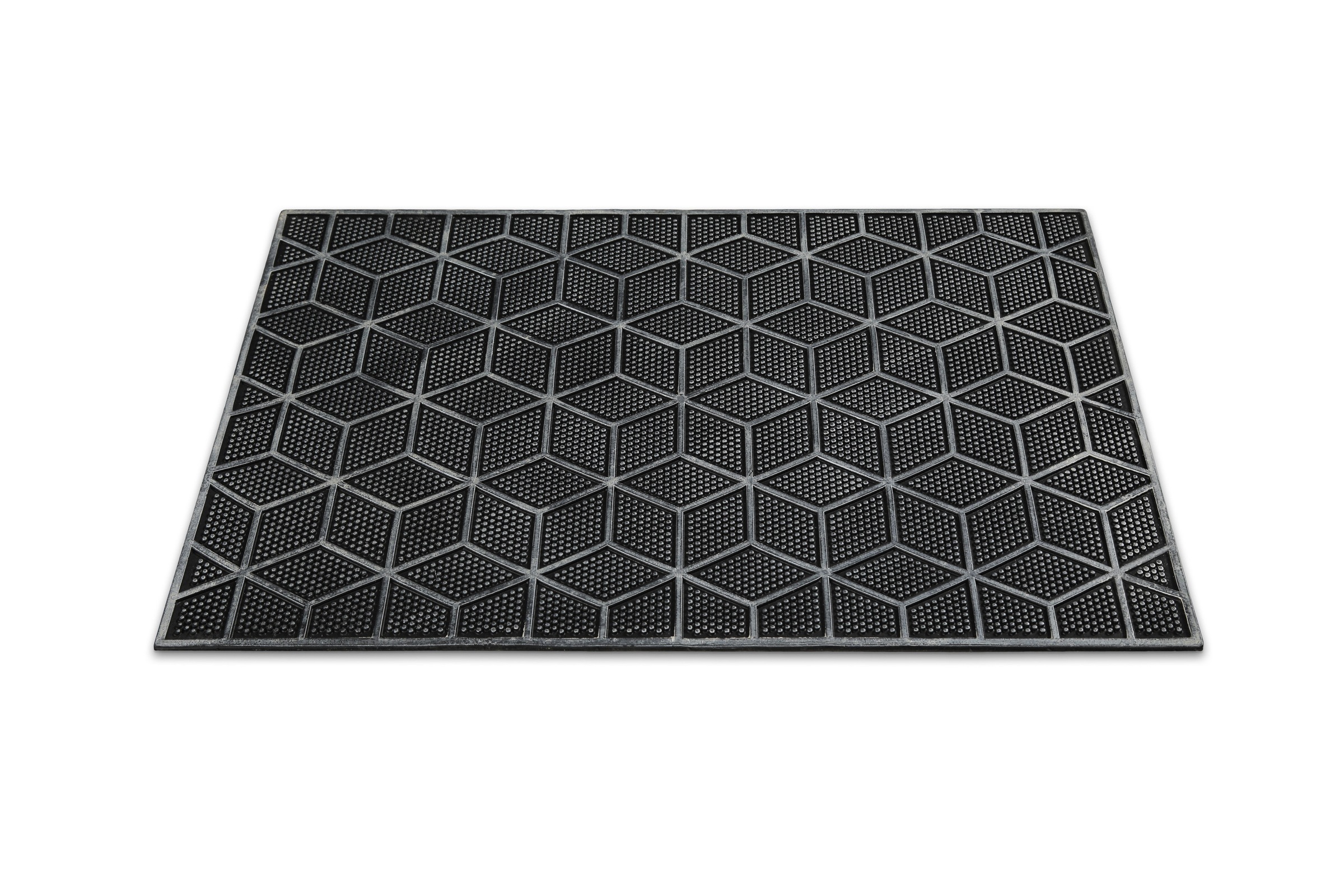 Wecon home Fußmatte "Bossa Groove" rechteckig 4 mm Höhe Gummi, pflegeleicht günstig online kaufen