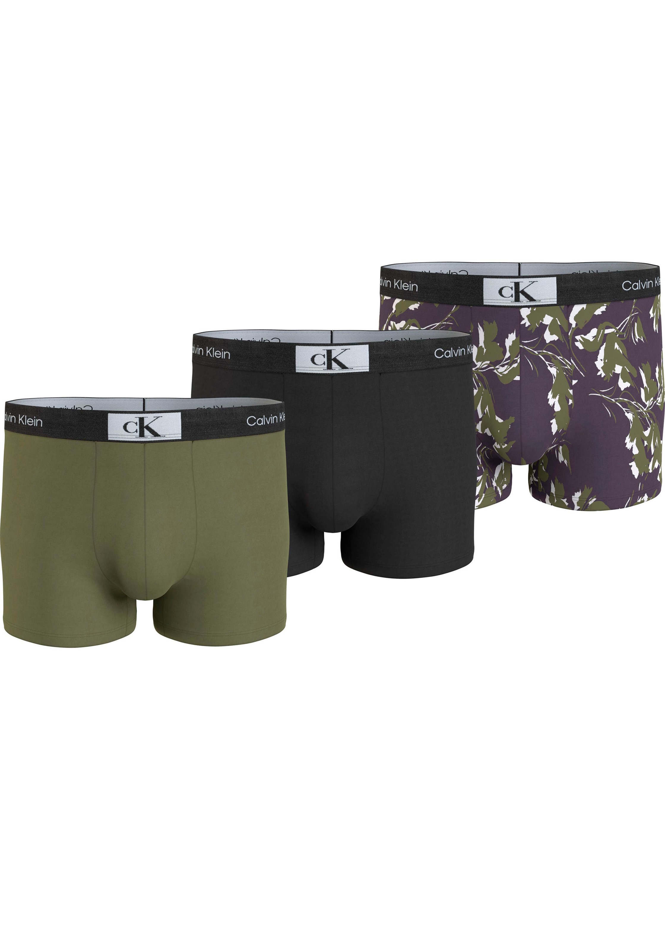 Calvin Klein Underwear Trunk »TRUNK 3PK«, (Packung, 3 St., 3er-Pack), mit Logo-Elastikbund