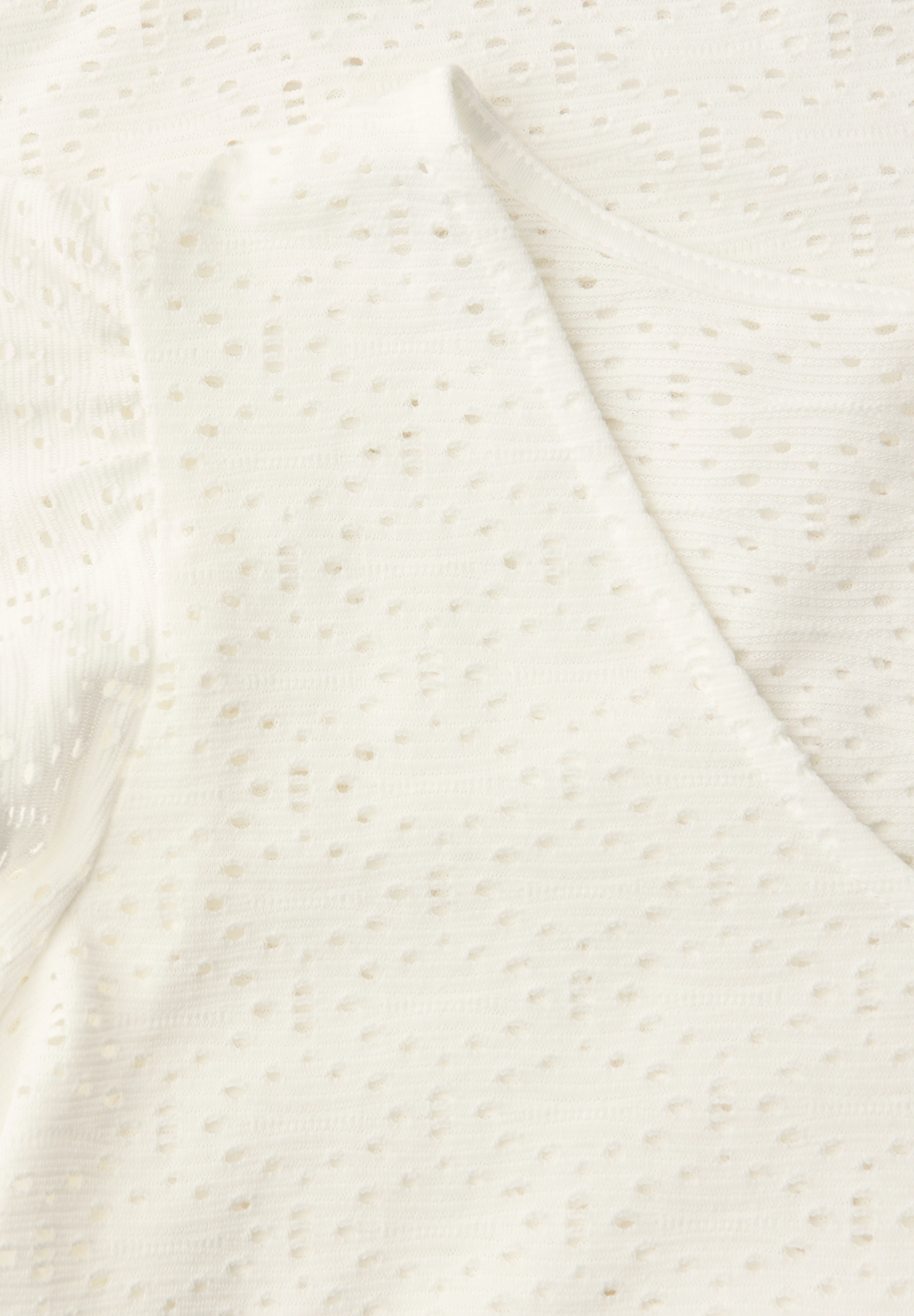 STREET ONE Shirttop mit Lochspitze