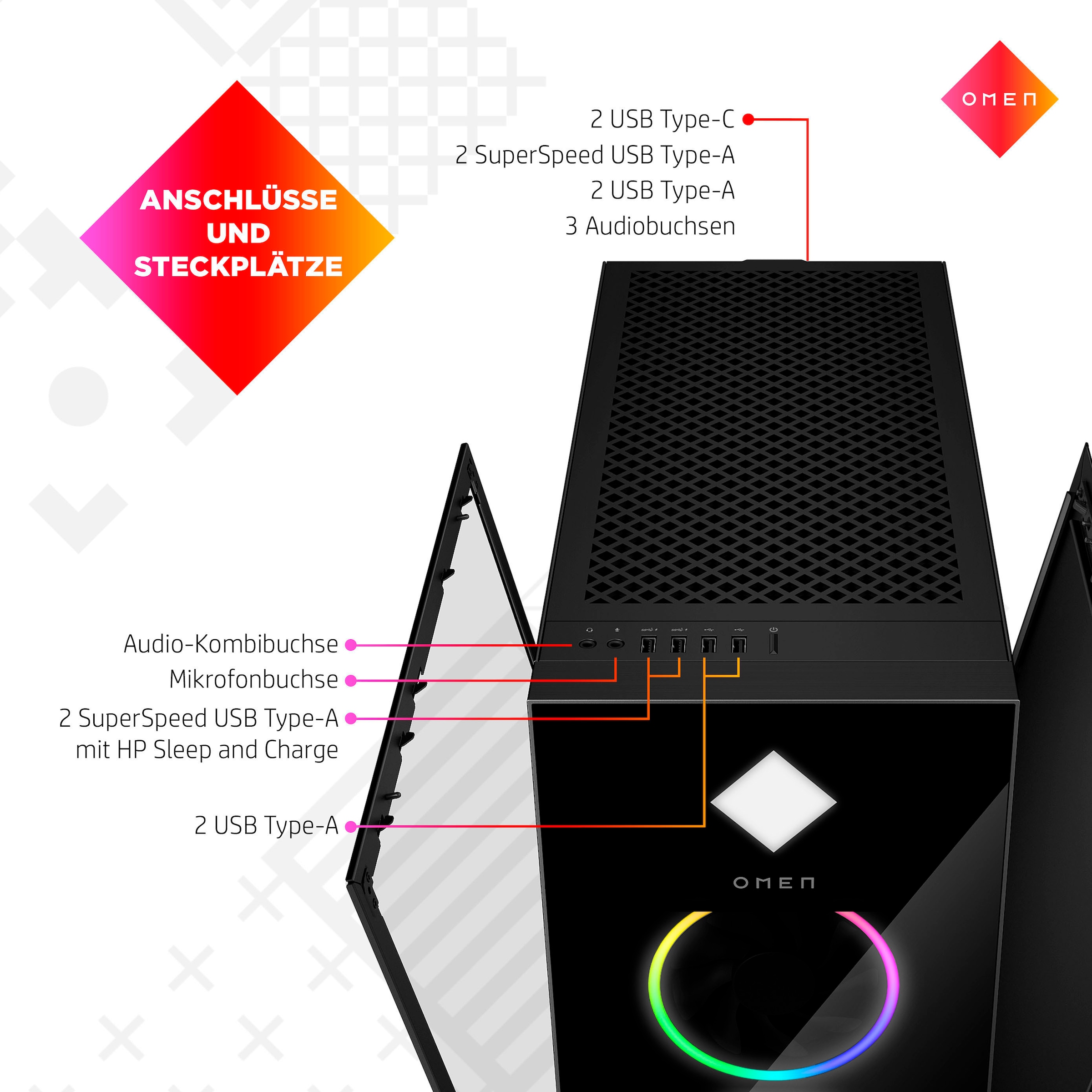 HP Gaming-PC »OMEN GT22-3097ng«