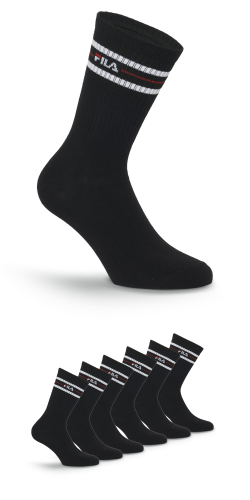Fila Sportsocken "UNISEX LIFESTYLE PLAIN SOCKS", (6 Paar), mit eingestrickt günstig online kaufen