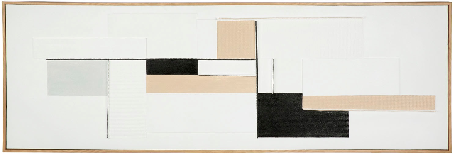 GILDE Leinwandbild "Bild rechteckig Tunis weiß H. 51,8 cm" 1 Stk. tlg. günstig online kaufen