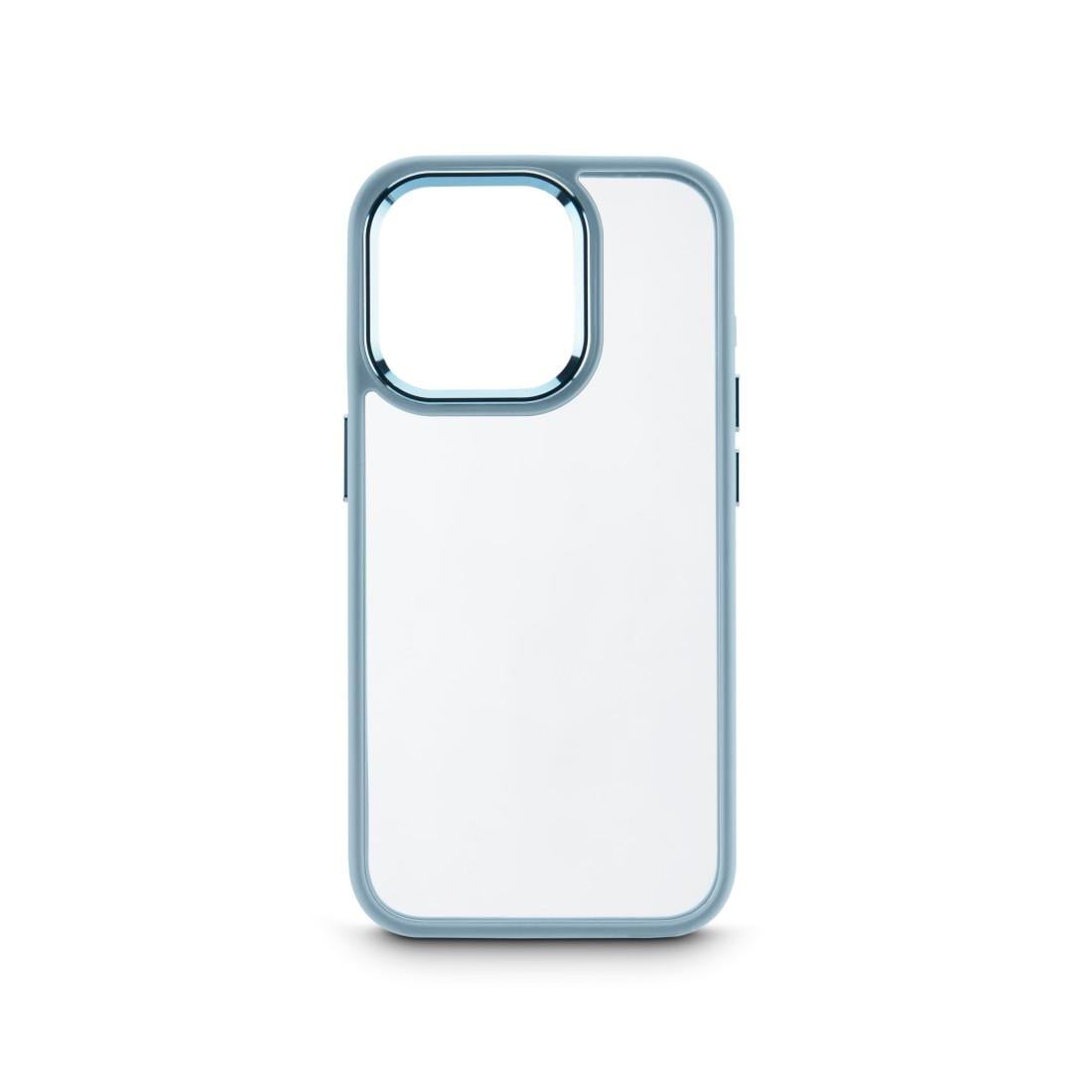 Hama Smartphone-Hülle »Handyhülle für Apple iPhone 15 Pro Max, durchsichtig Blau, flexibel«, Apple iPhone 15 Pro Max