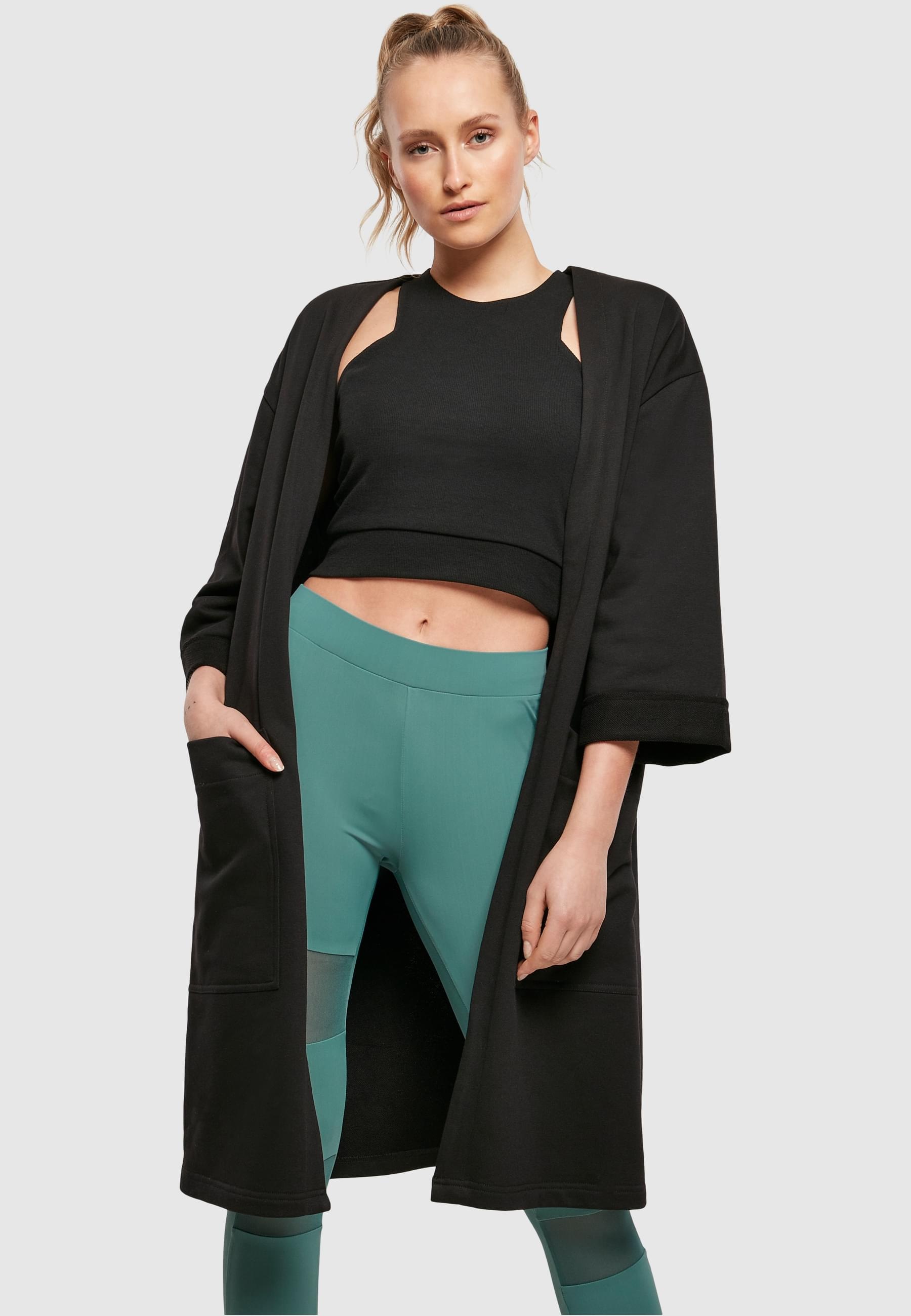URBAN CLASSICS Sweatjacke »Urban Classics Damen Ladies Oversized Terry Cardigan«