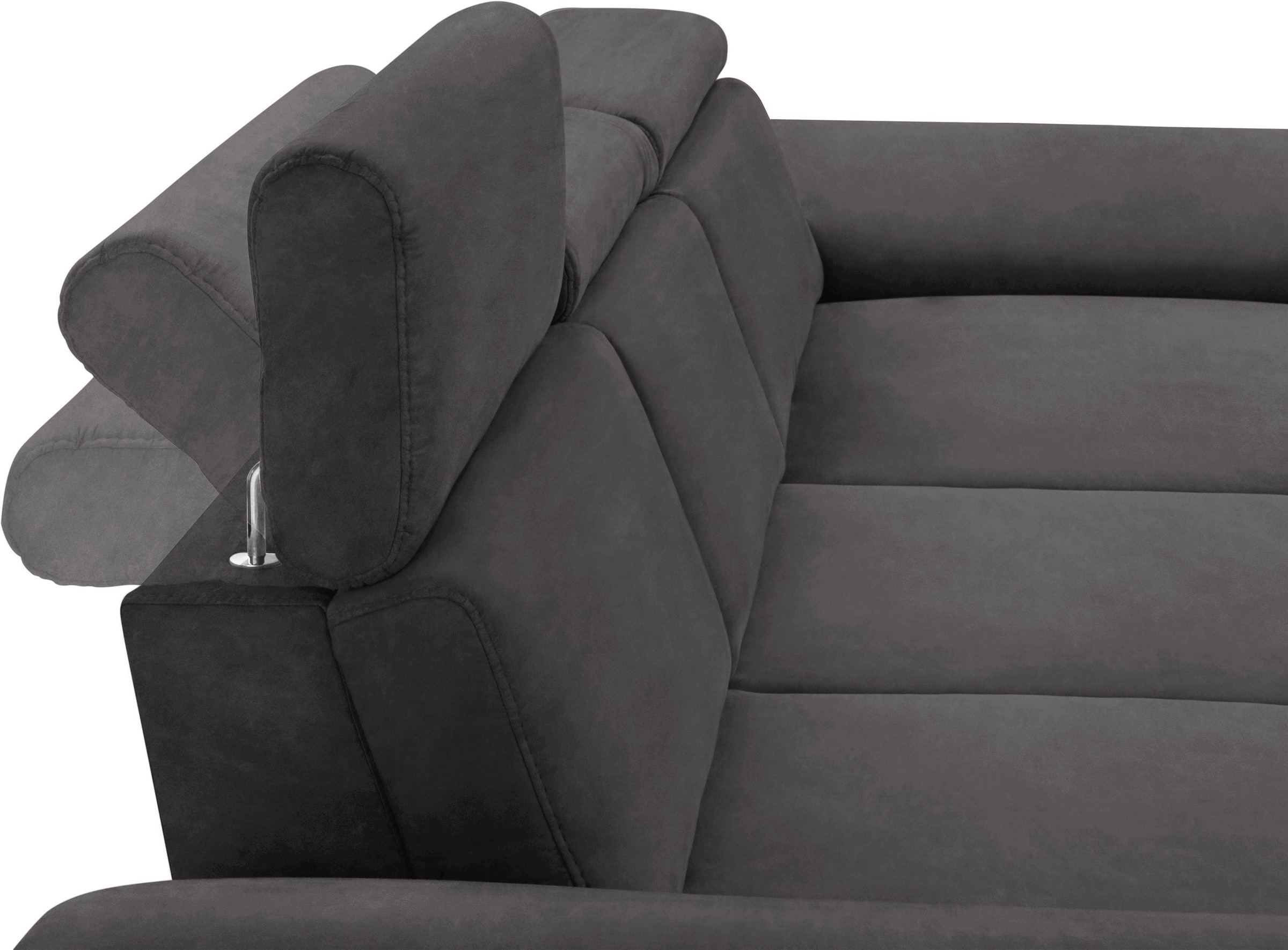sit&more Ecksofa »Scorpio L-Form«, inklusive Sitztiefenverstellung, wahlweise mit Kopfverstellung
