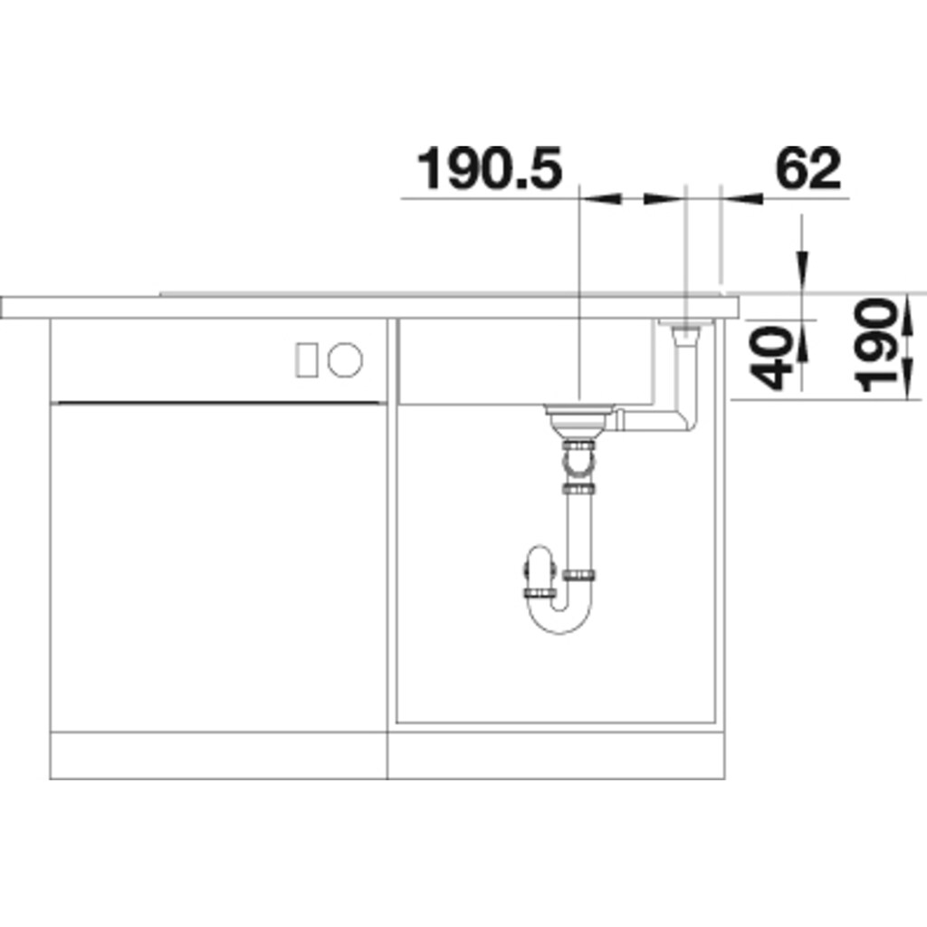 Blanco Granitspüle »AXIA III XL 6 S«, aus SILGRANIT®, inkl. Esche-Compound-Brückenschneidbrett