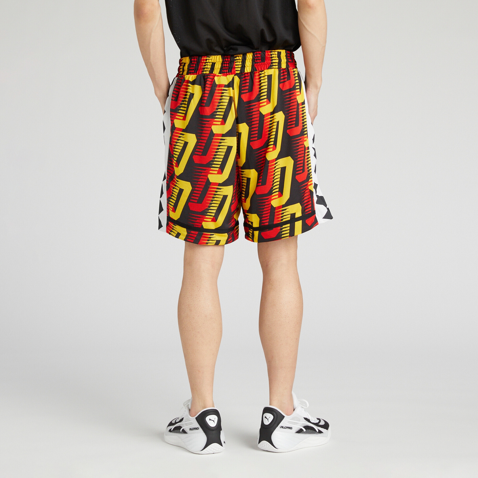 PUMA Shorts »Scoot All Jaws Basketballshorts mit Allover-Print Herren«