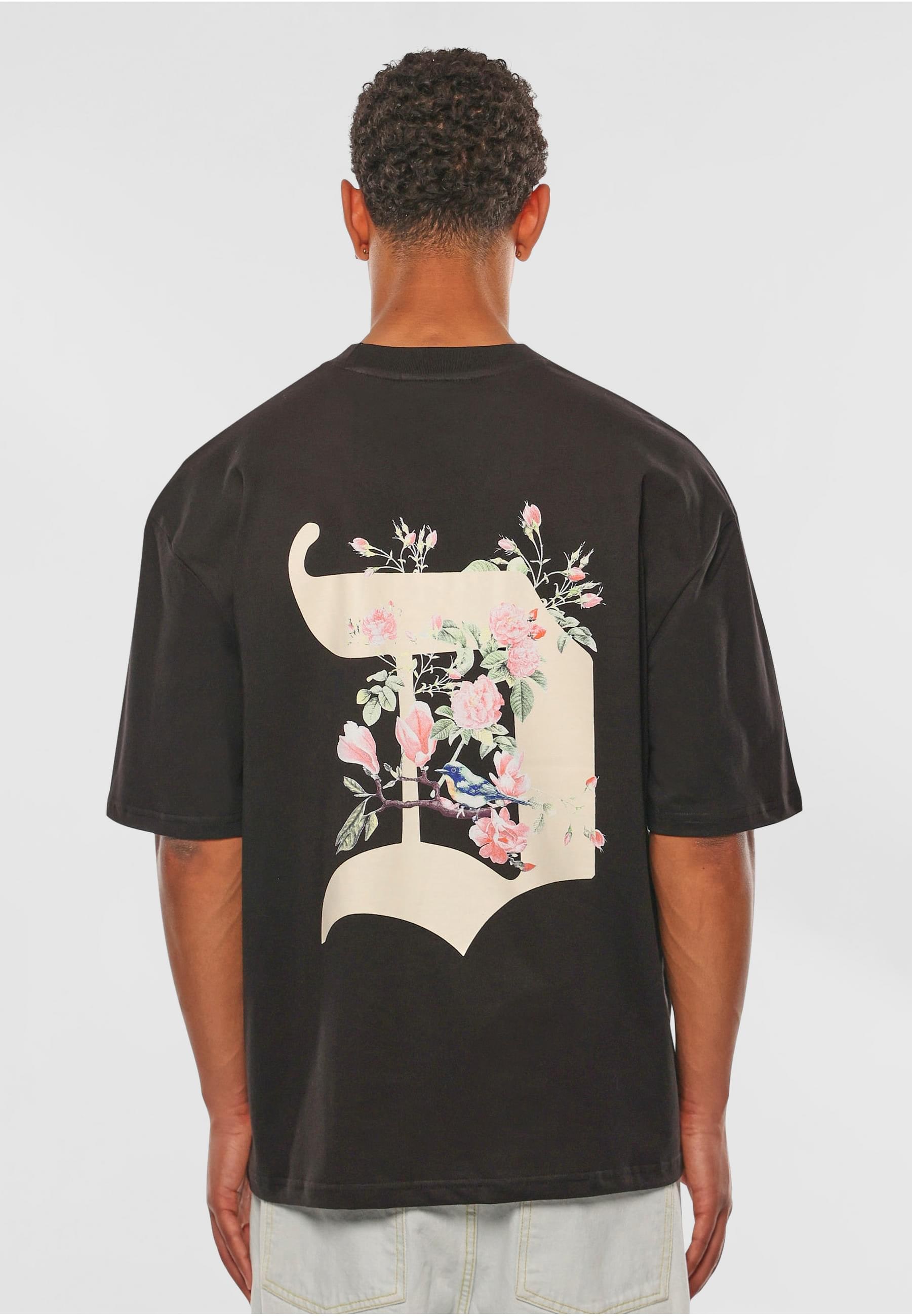 Dropsize T-Shirt »Dropsize Dropsize Heavy Oversize Bird&Roses T-Shirt«, (1 tlg.)