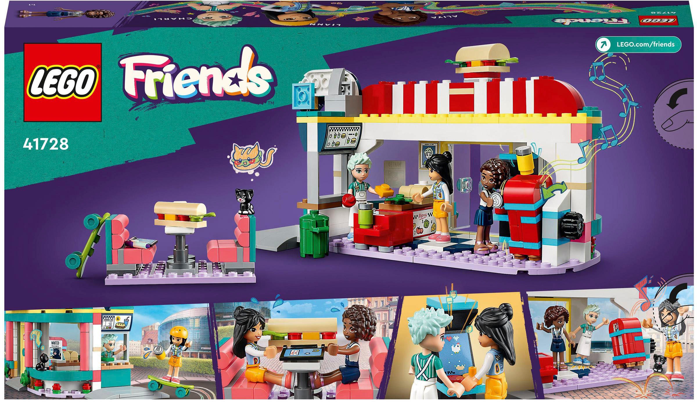 LEGO® Konstruktionsspielsteine »Restaurant (41728), LEGO® Friends«, (346 St.), Made in Europe