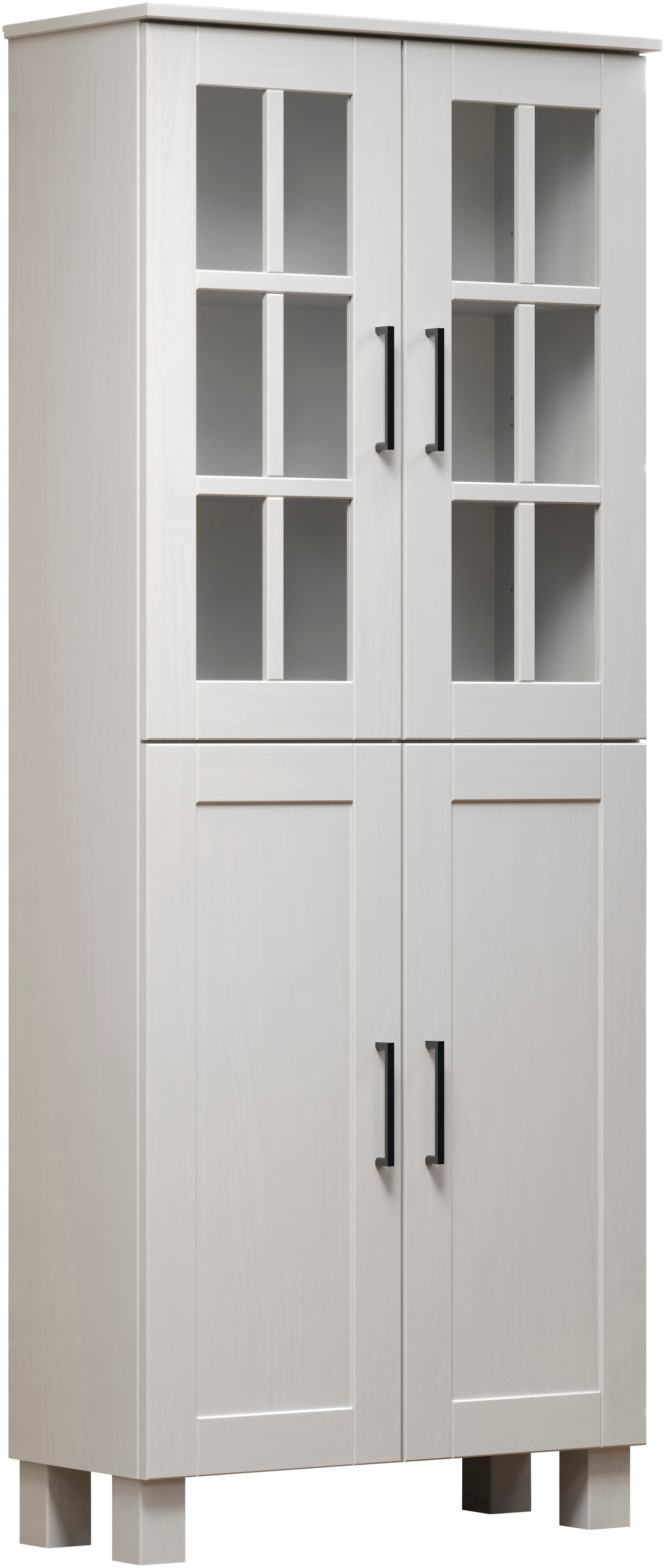 welltime Hochschrank "Ulea" 1 Stk. tlg. Breiter Badschrank aus Massivholz - günstig online kaufen