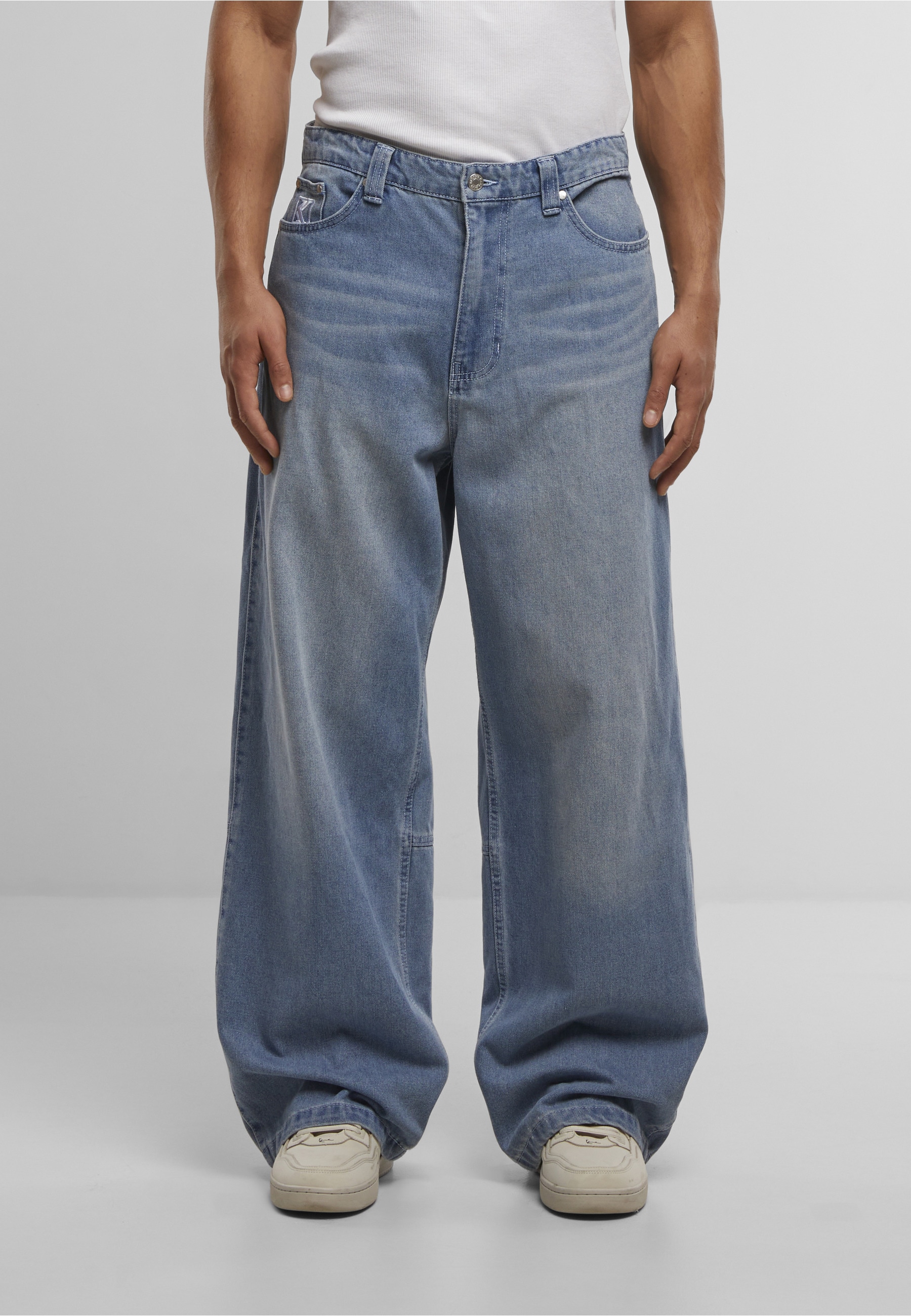 Karl Kani Bequeme Jeans »Karl Kani OG Aop Back Pocket Relaxed Baggy«